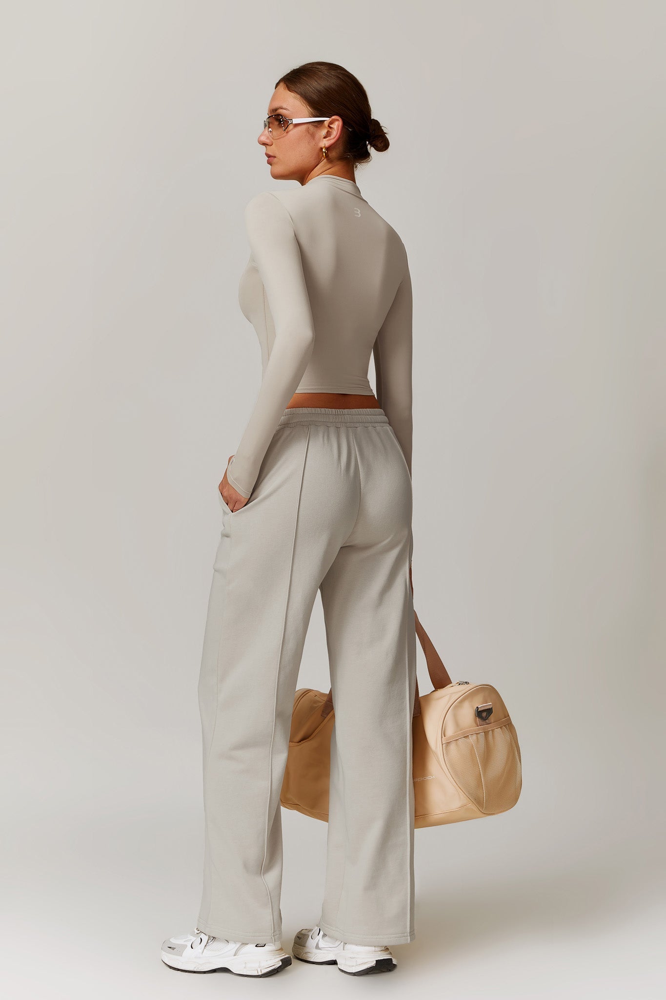 Amber Long Sleeve Top - Ivory - Maison and Aurora