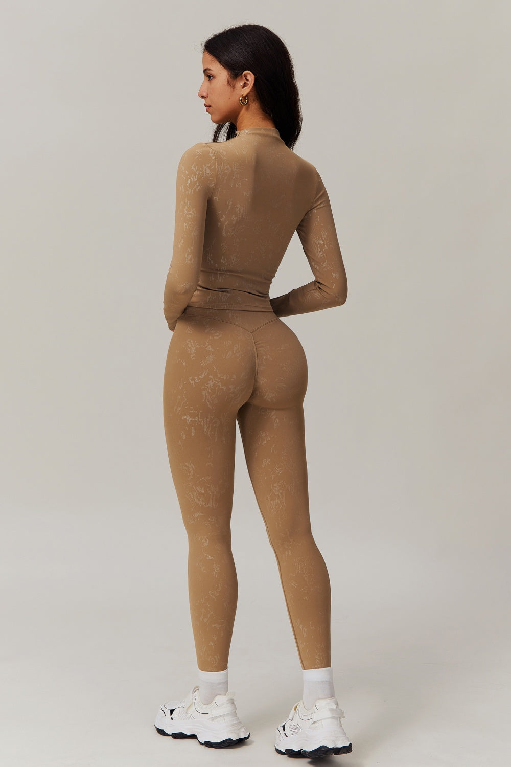 Demi Long Sleeve Top - Latte - Maison and Aurora