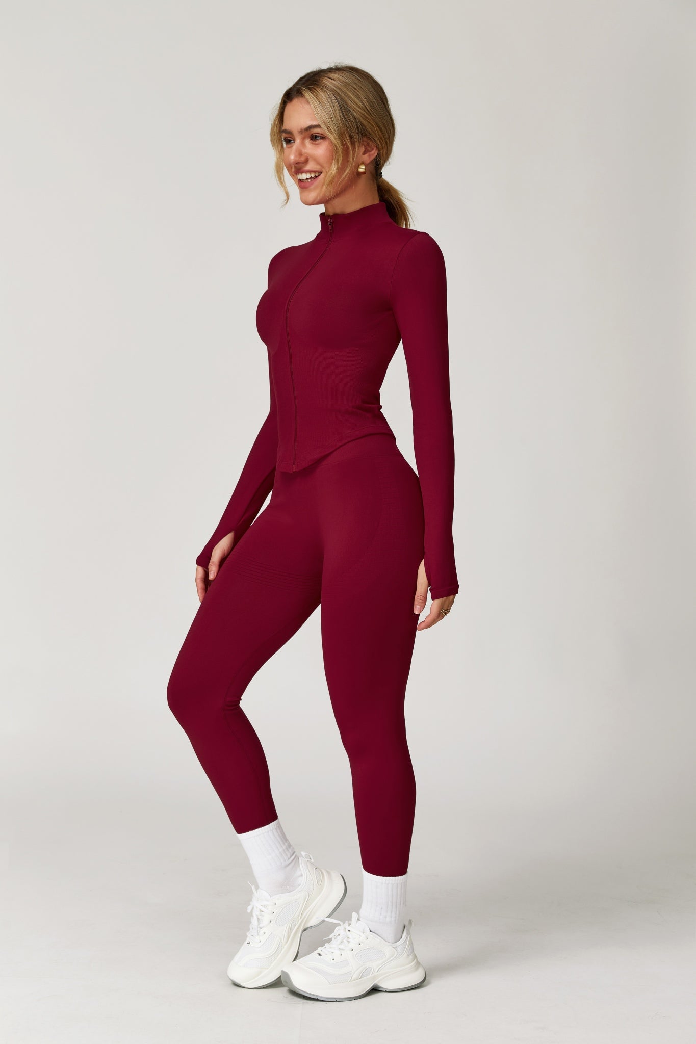 Sahara Performance Top - Maroon - Maison and Aurora
