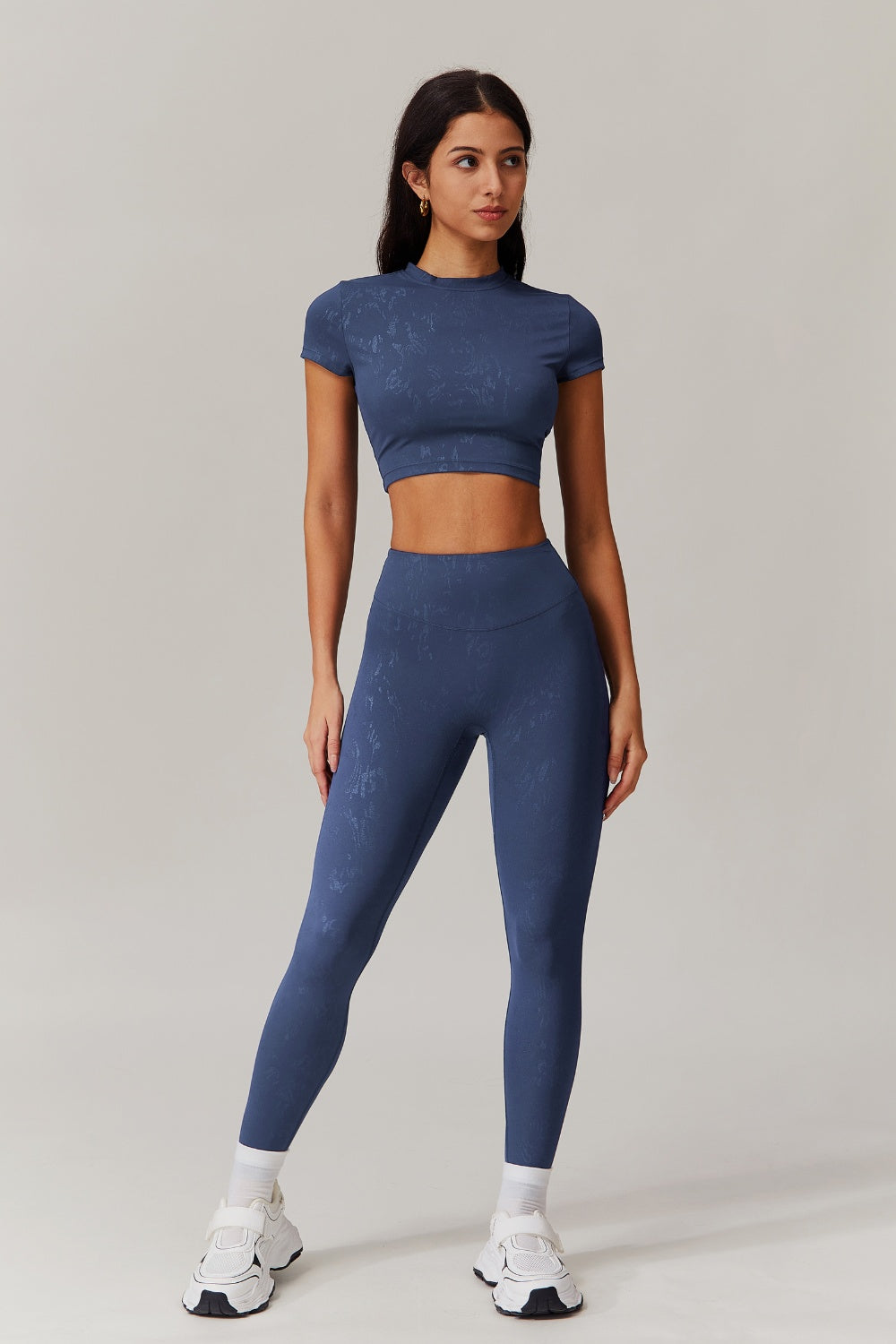 Demi Crop Top - Navy - Maison and Aurora