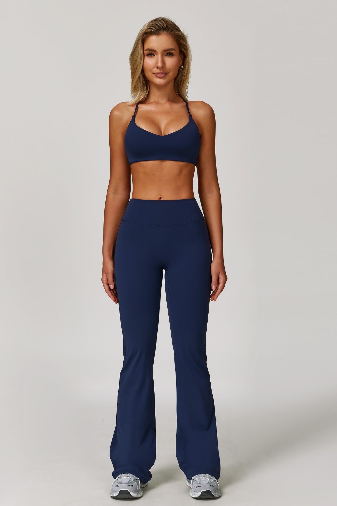 Sahara Sports Bra - Navy - Maison and Aurora
