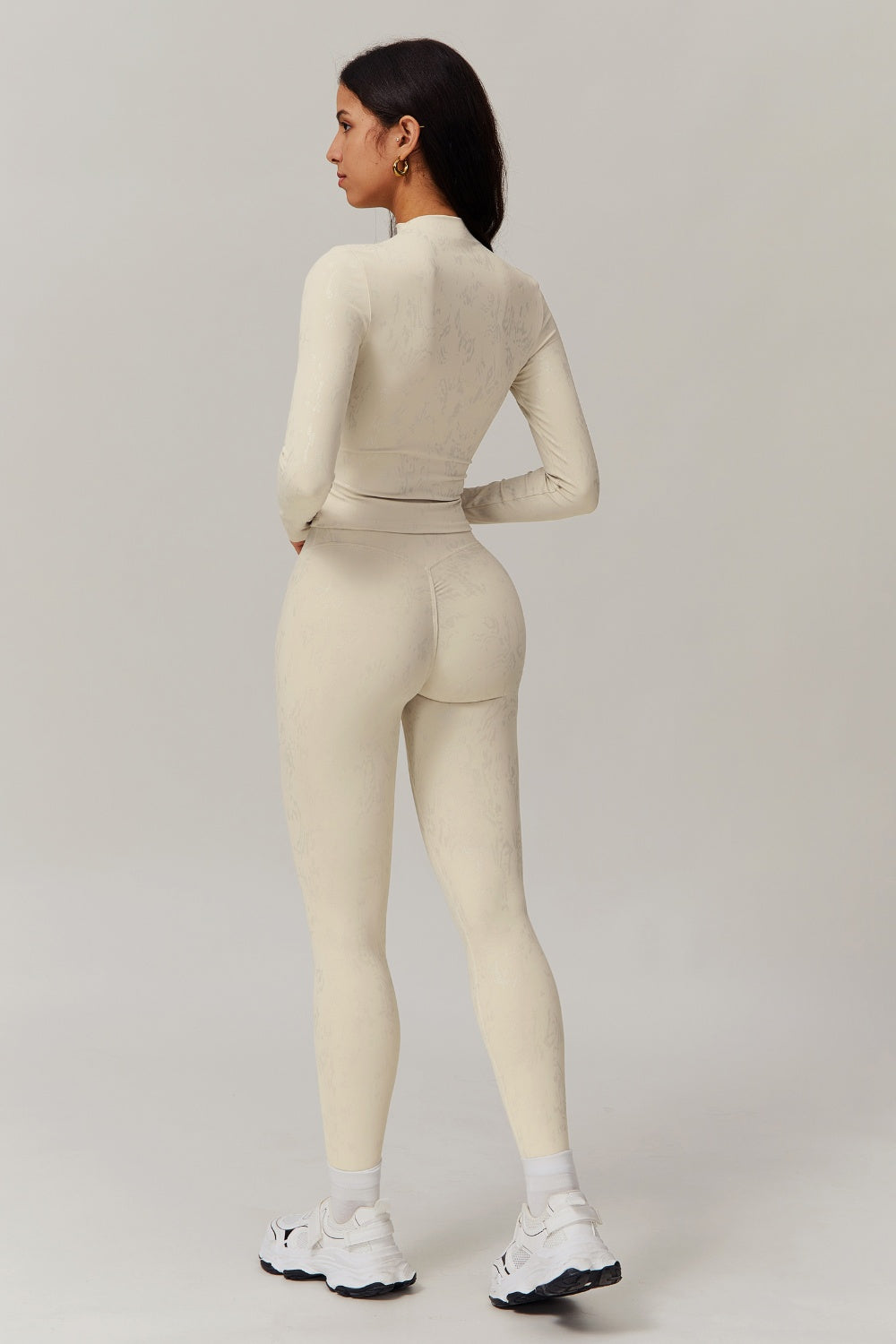 Demi Long Sleeve Top - Oatmilk - Maison and Aurora