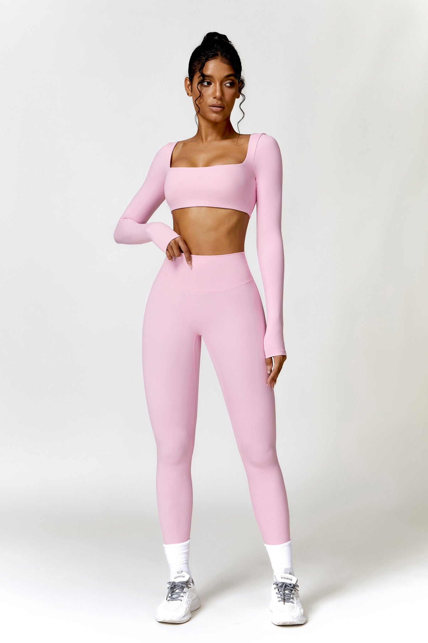 Madeline Crop Top - Pink - Maison and Aurora