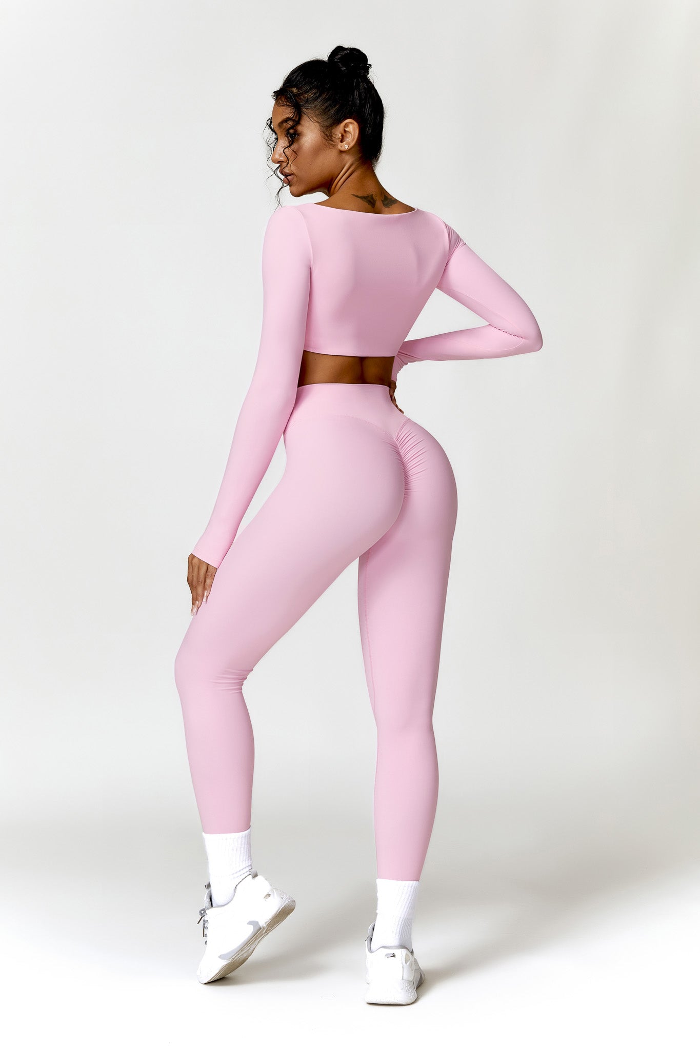 Madeline Crop Top - Pink - Maison and Aurora