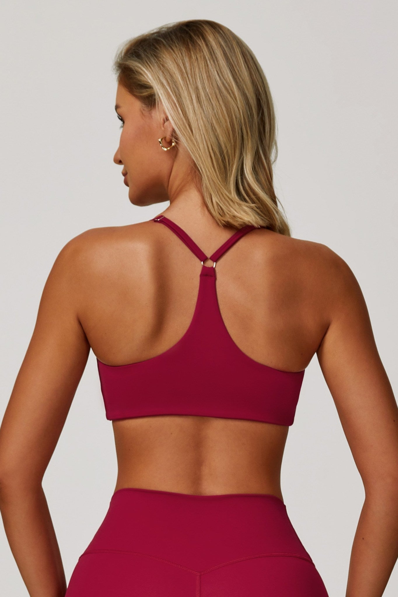 Sahara Sports Bra - Raspberry - Maison and Aurora