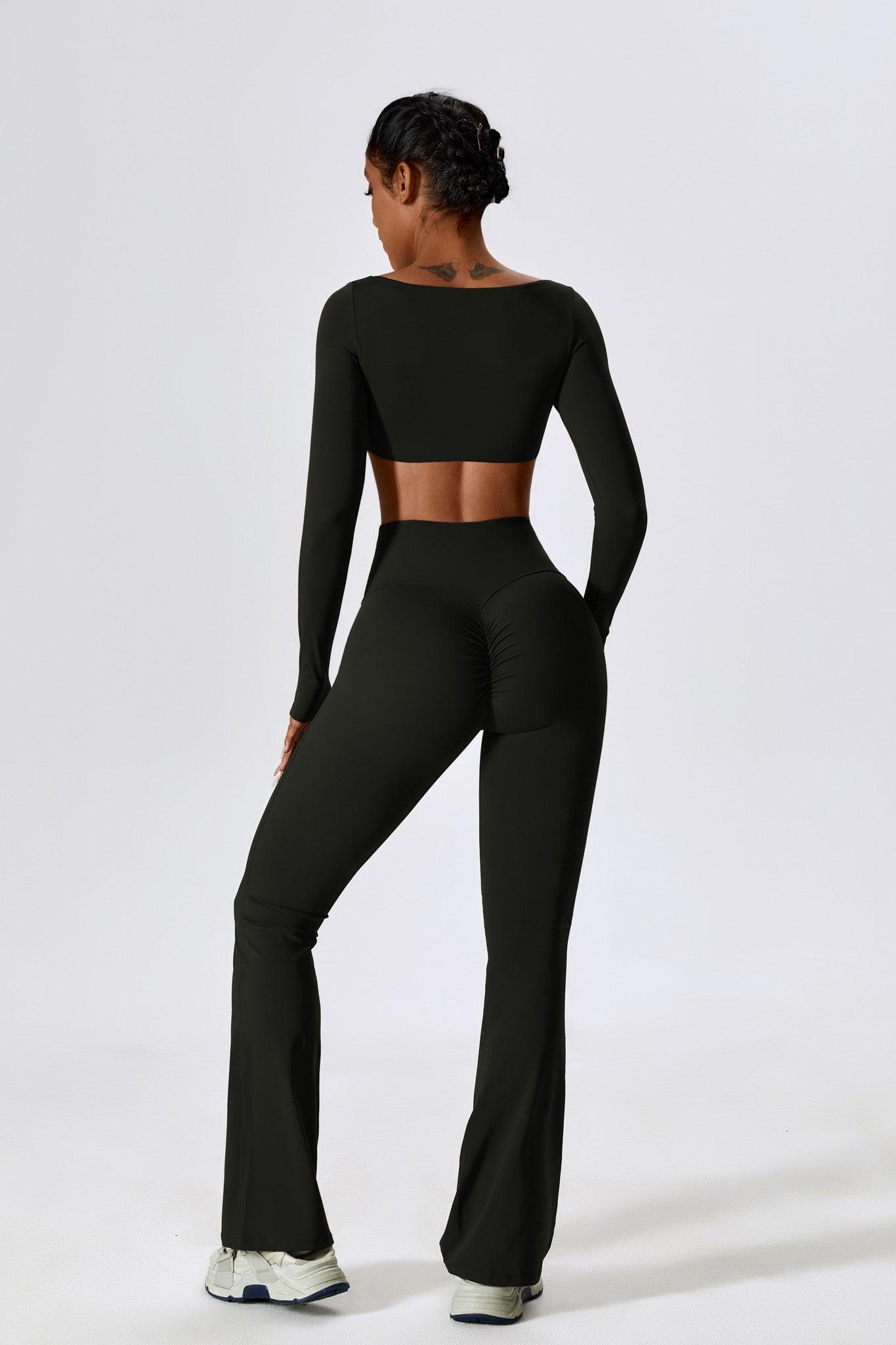 Heaven Crop Top - Black - Maison and Aurora
