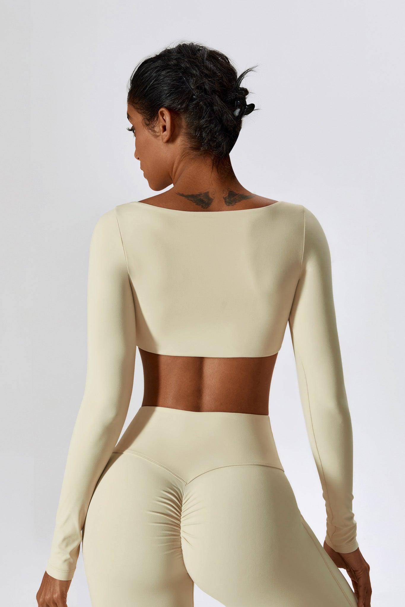 Heaven Crop Top - Cream - Maison and Aurora