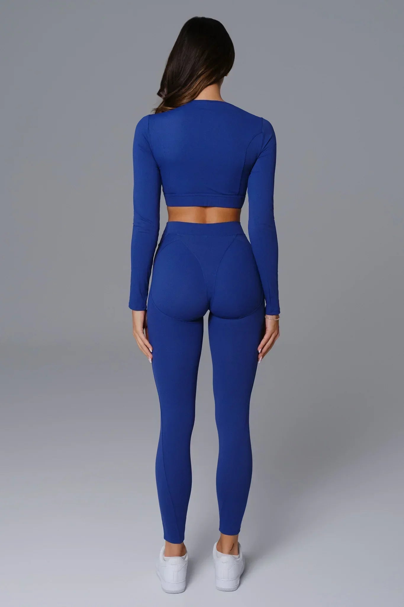 Marcella Long Sleeve Top - Sapphire Blue - Maison and Aurora