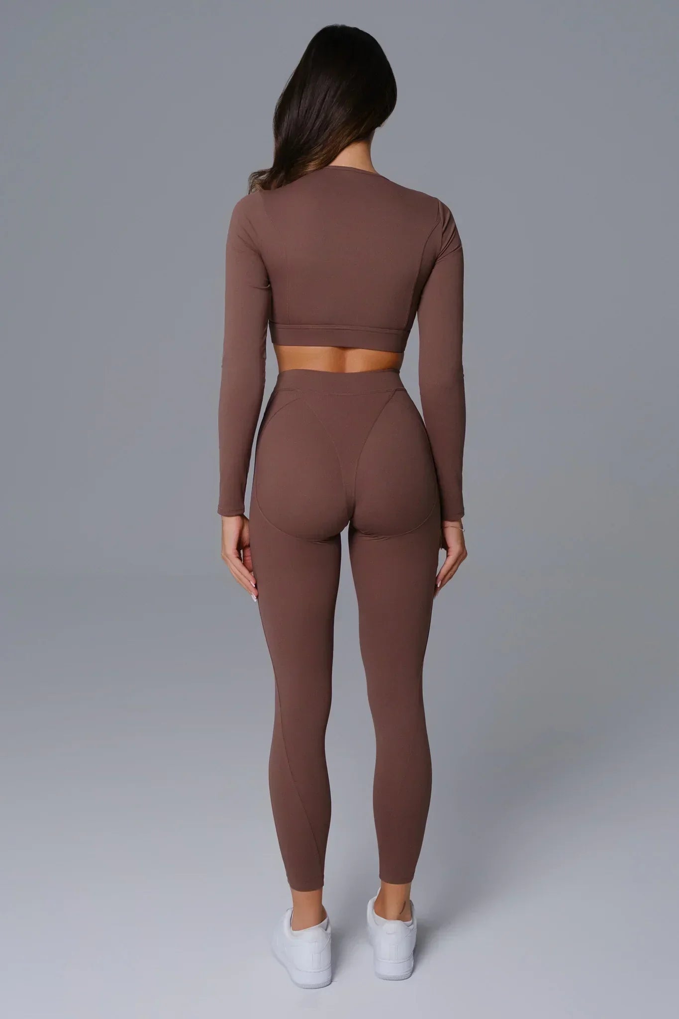 Marcella Long Sleeve Top - Umber - Maison and Aurora
