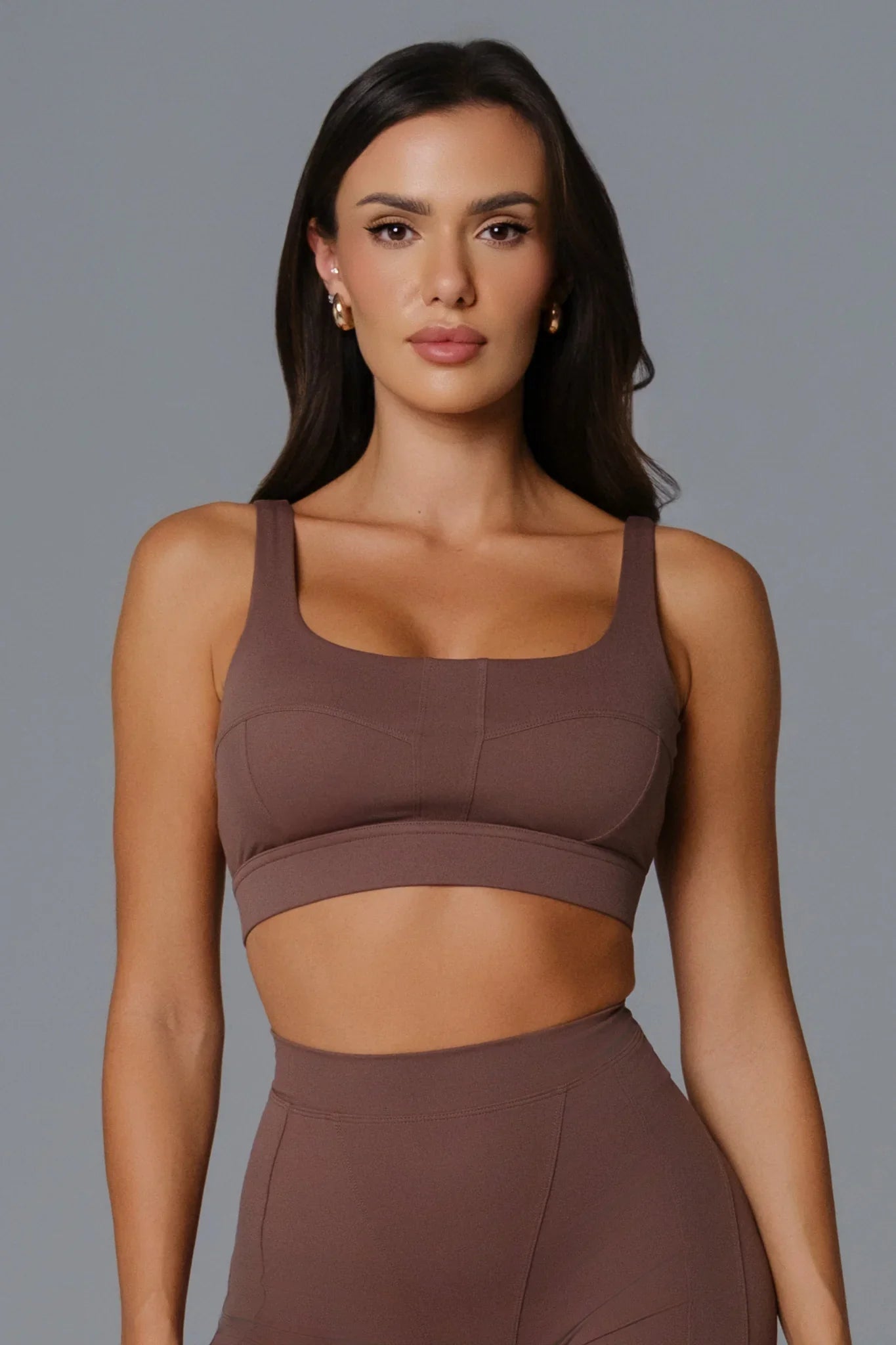 Marcella Sports Bra - Umber - Maison and Aurora