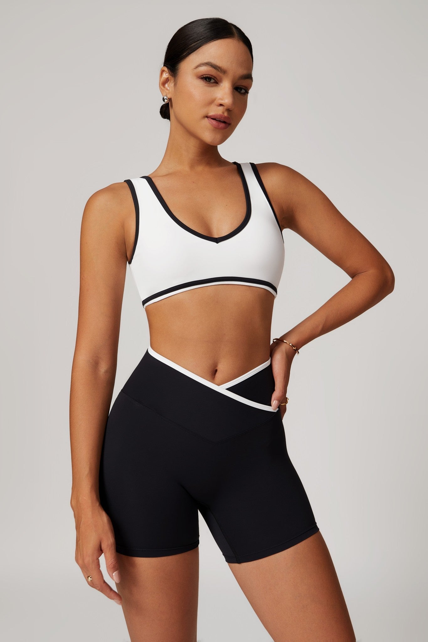 Angel Sports Bra - White - Maison and Aurora
