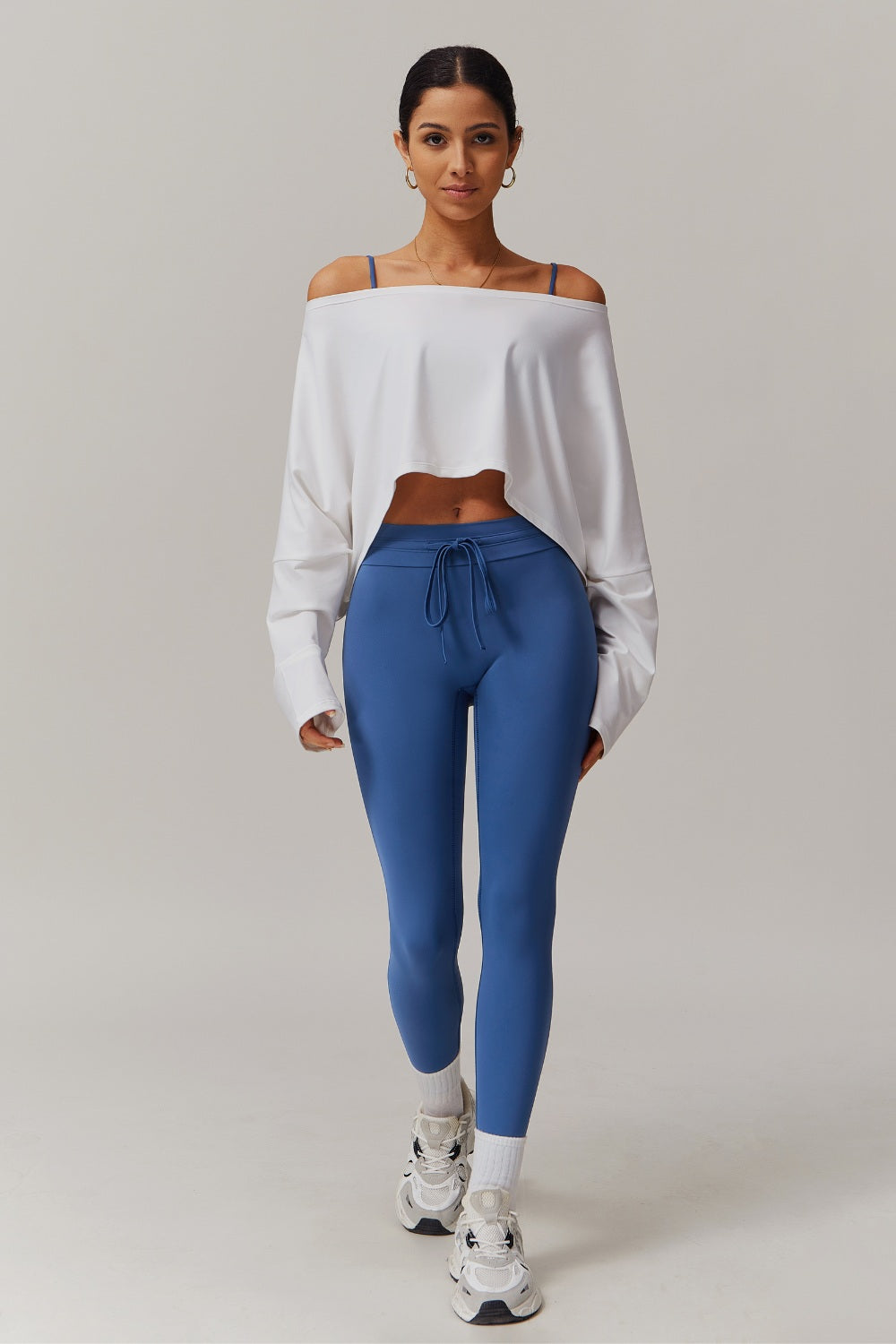 Ivy Long Sleeve Top - White - Maison and Aurora