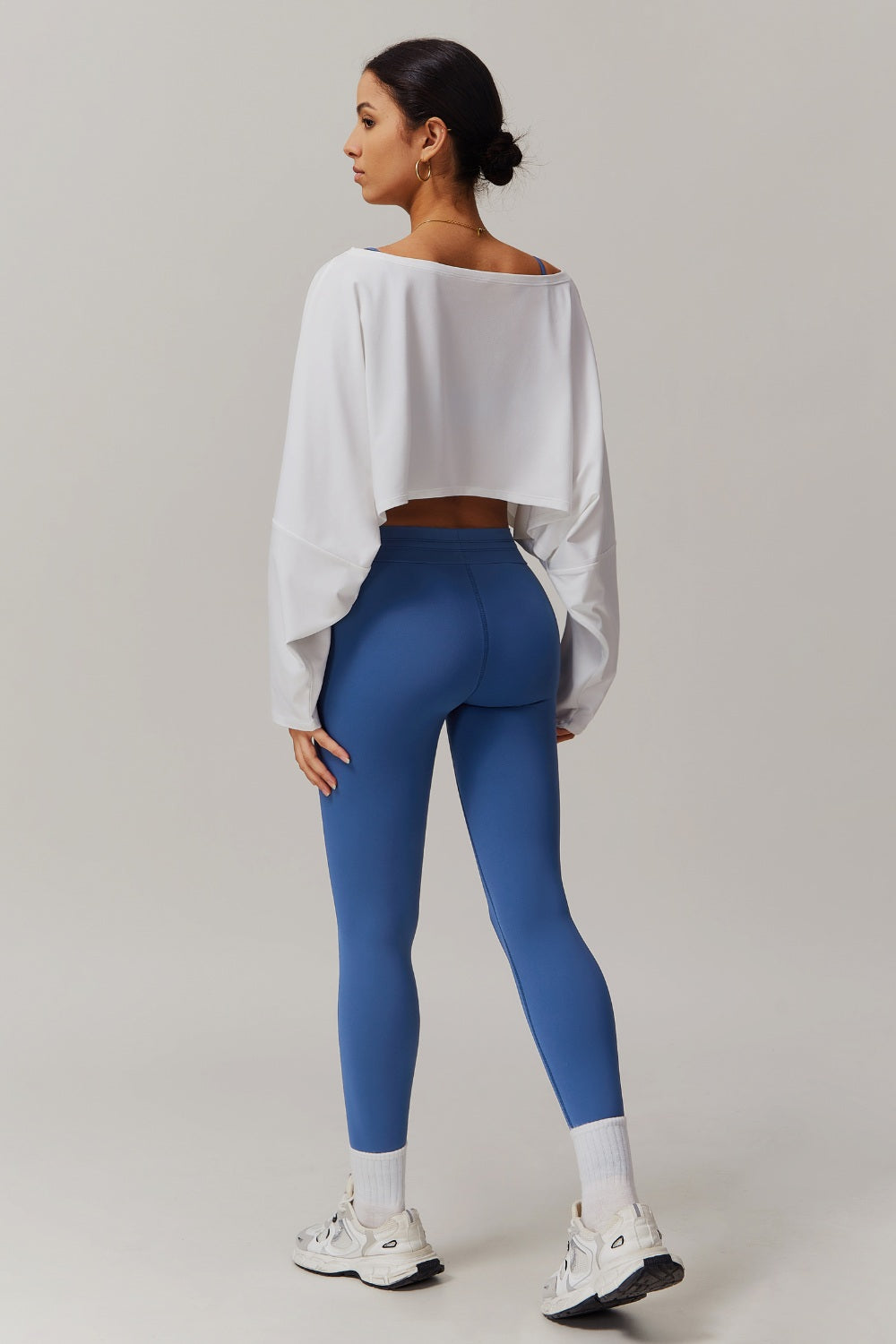 Ivy Long Sleeve Top - White - Maison and Aurora