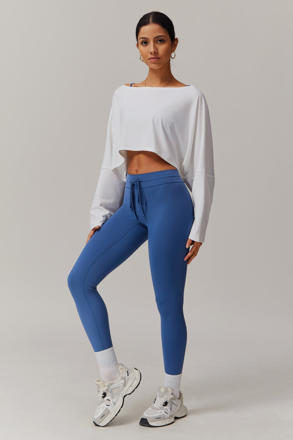 Ivy Long Sleeve Top - White - Maison and Aurora