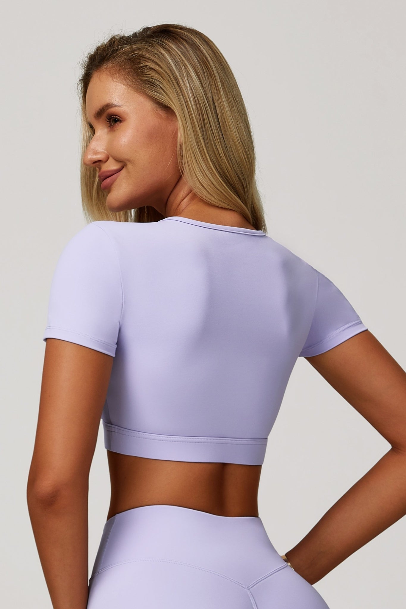 Elanur Crop Top - Wisteria - Maison and Aurora