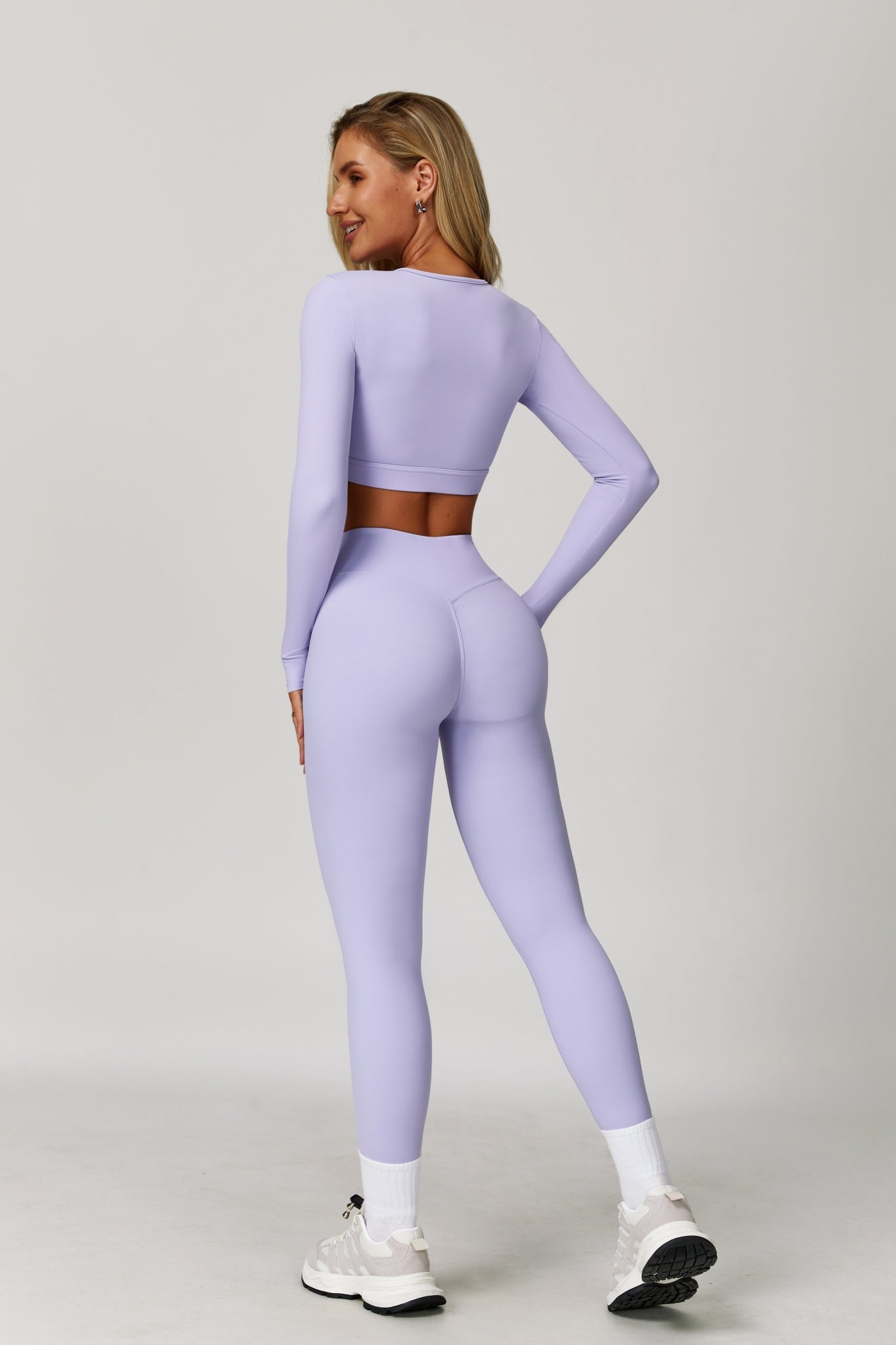 Elanur Long Sleeve Top - Wisteria - Maison and Aurora