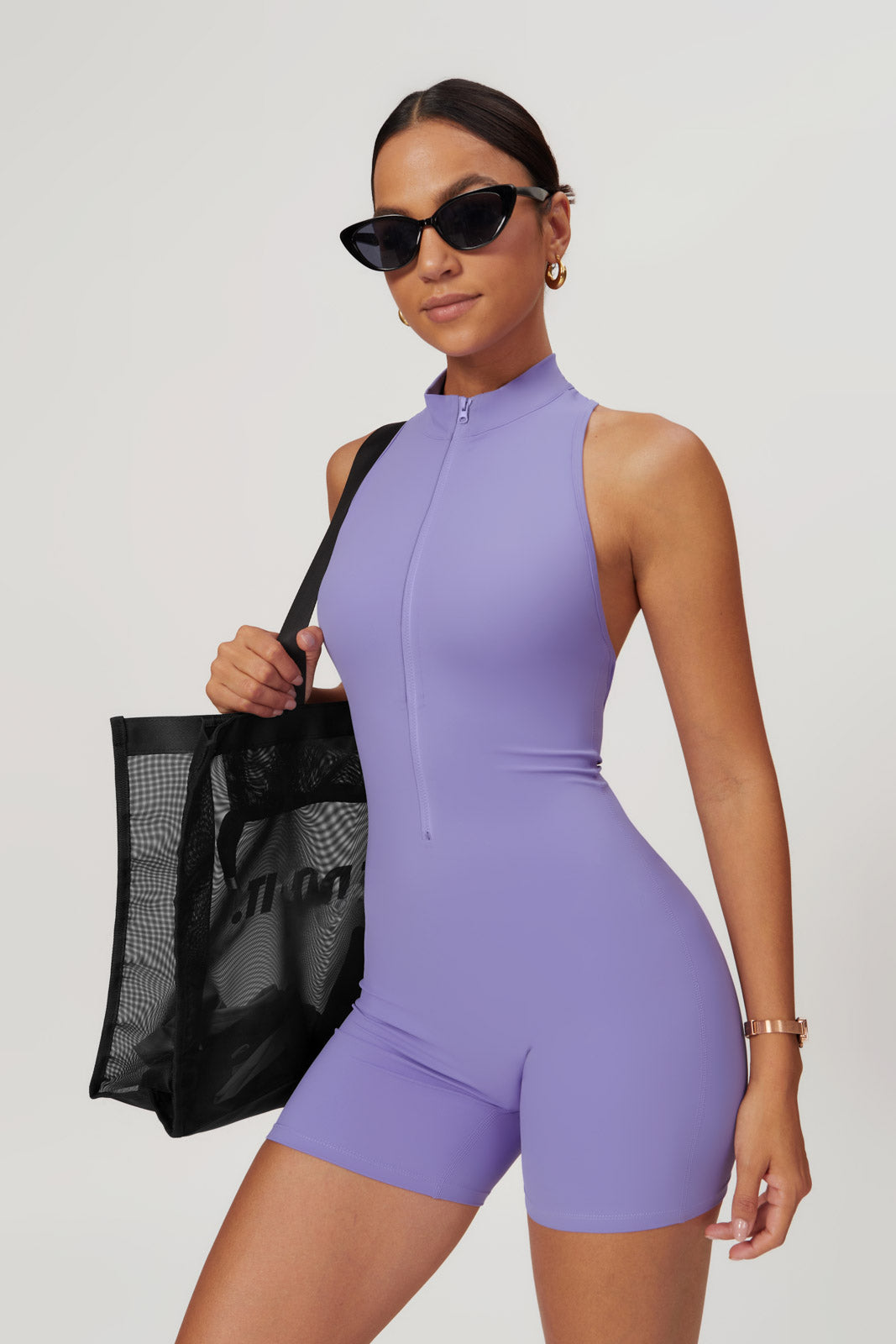 Clara Jumpsuit - Tropical Violet - Maison and Aurora