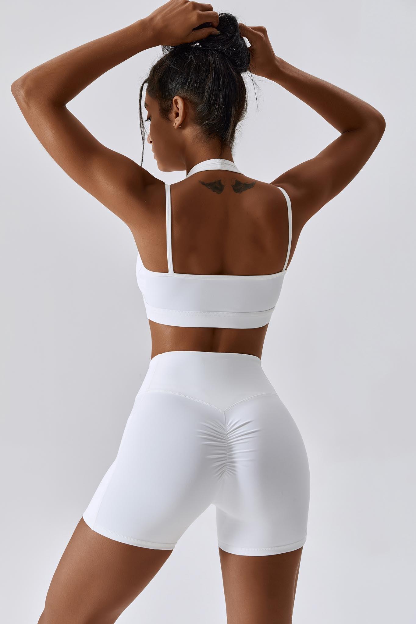 Impulse Shorts - White (FINAL SALE) - Maison and Aurora