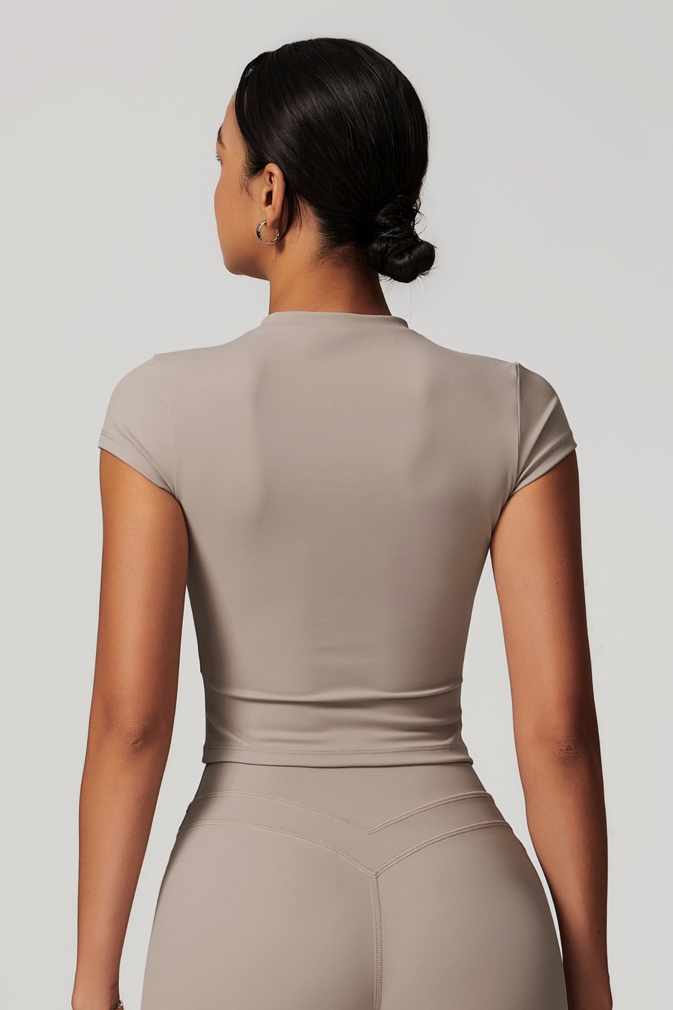 Alexa Crop  Top - Nude