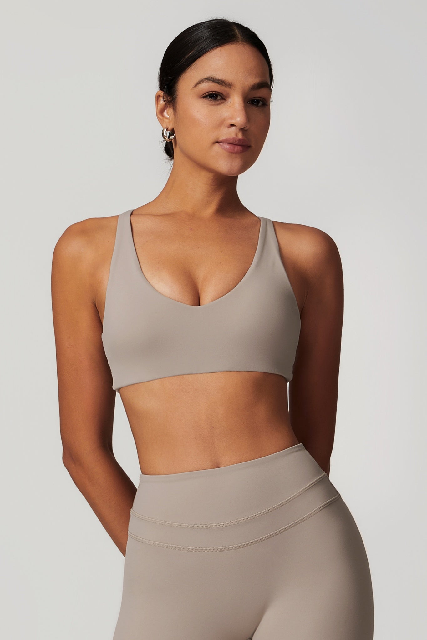 Alexa Sports Bra - Nude