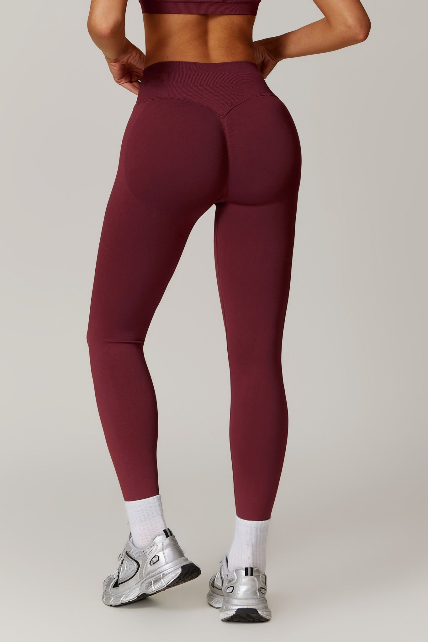 Briana Leggings - Maroon