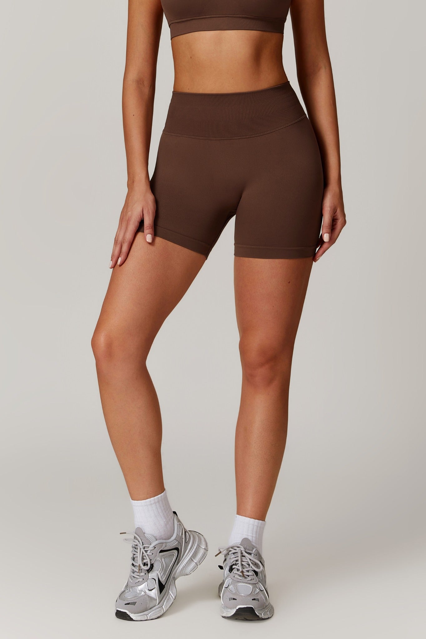 Briana Shorts - Brown
