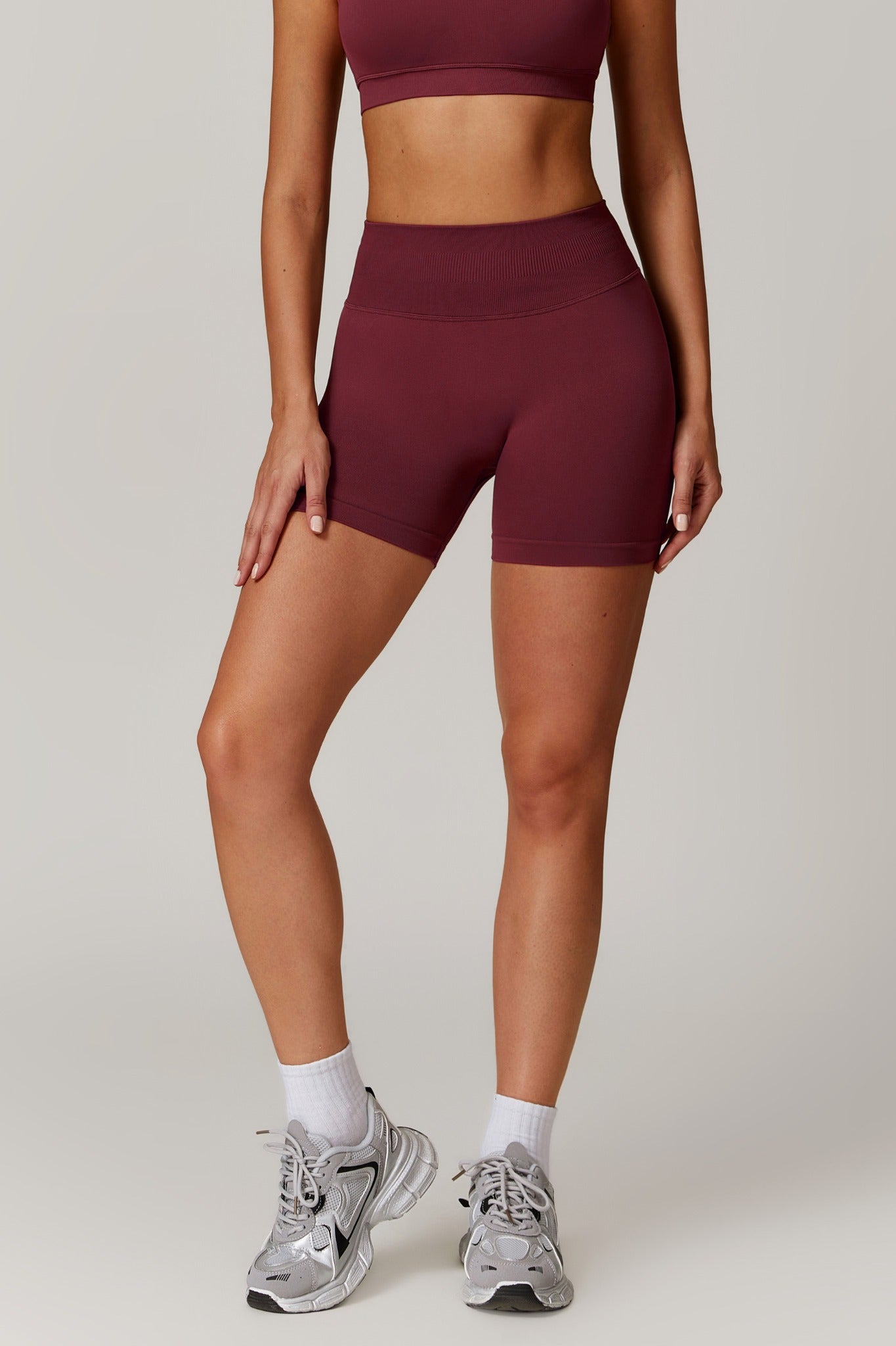 Briana Shorts - Maroon