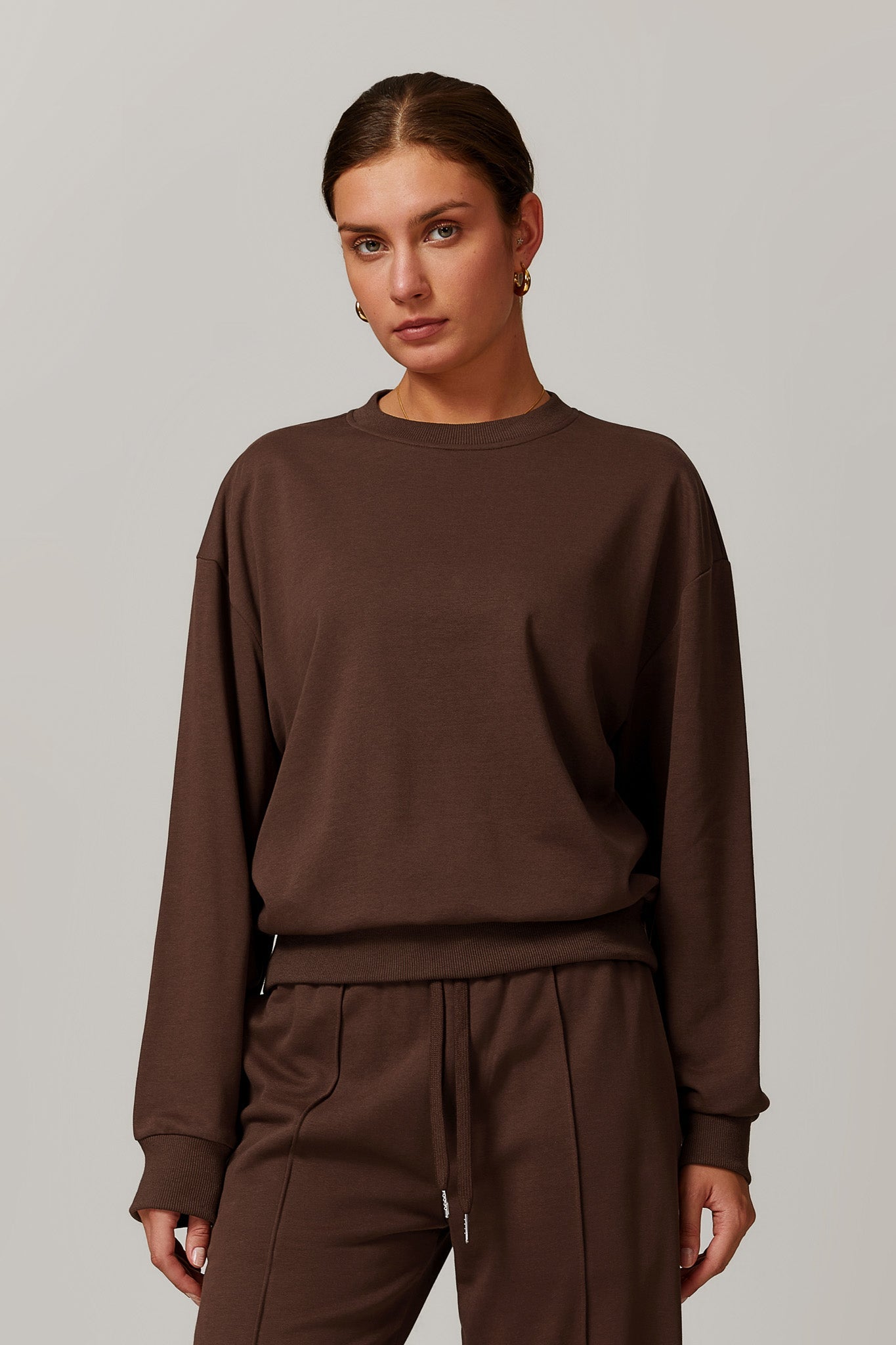 Amber Sweatshirt - Brown