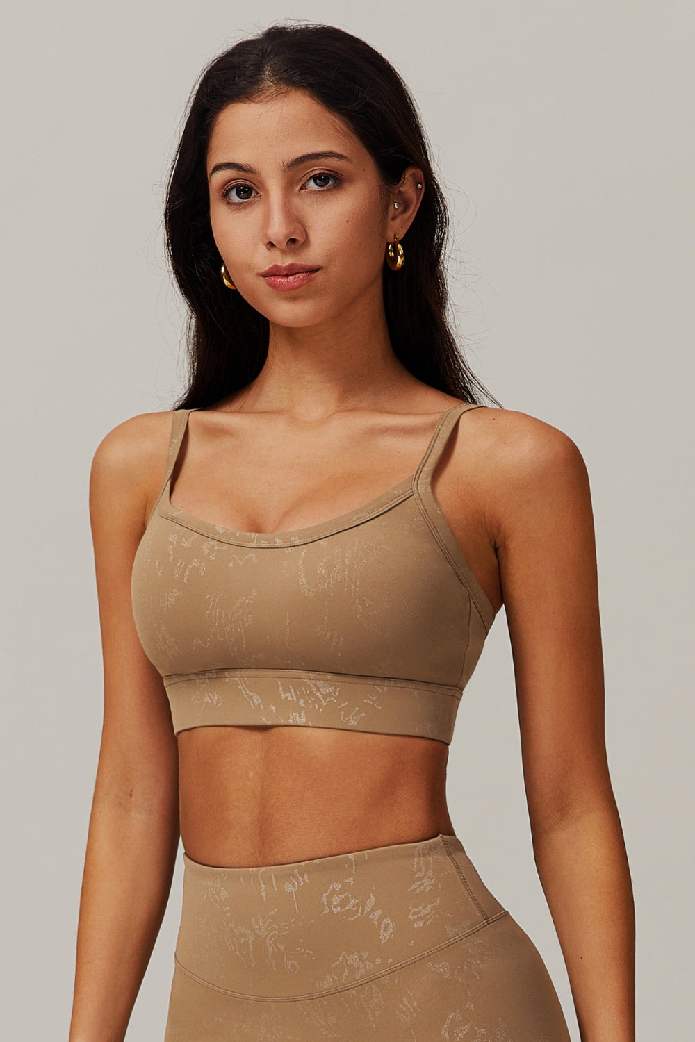 Demi Sports Bra - Latte