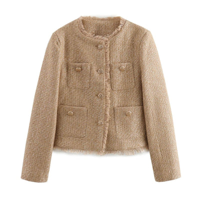Lola™ | Elegant tweedjakke med knapper
