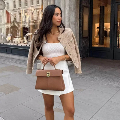 Lola™ | Elegant tweedjakke med knapper