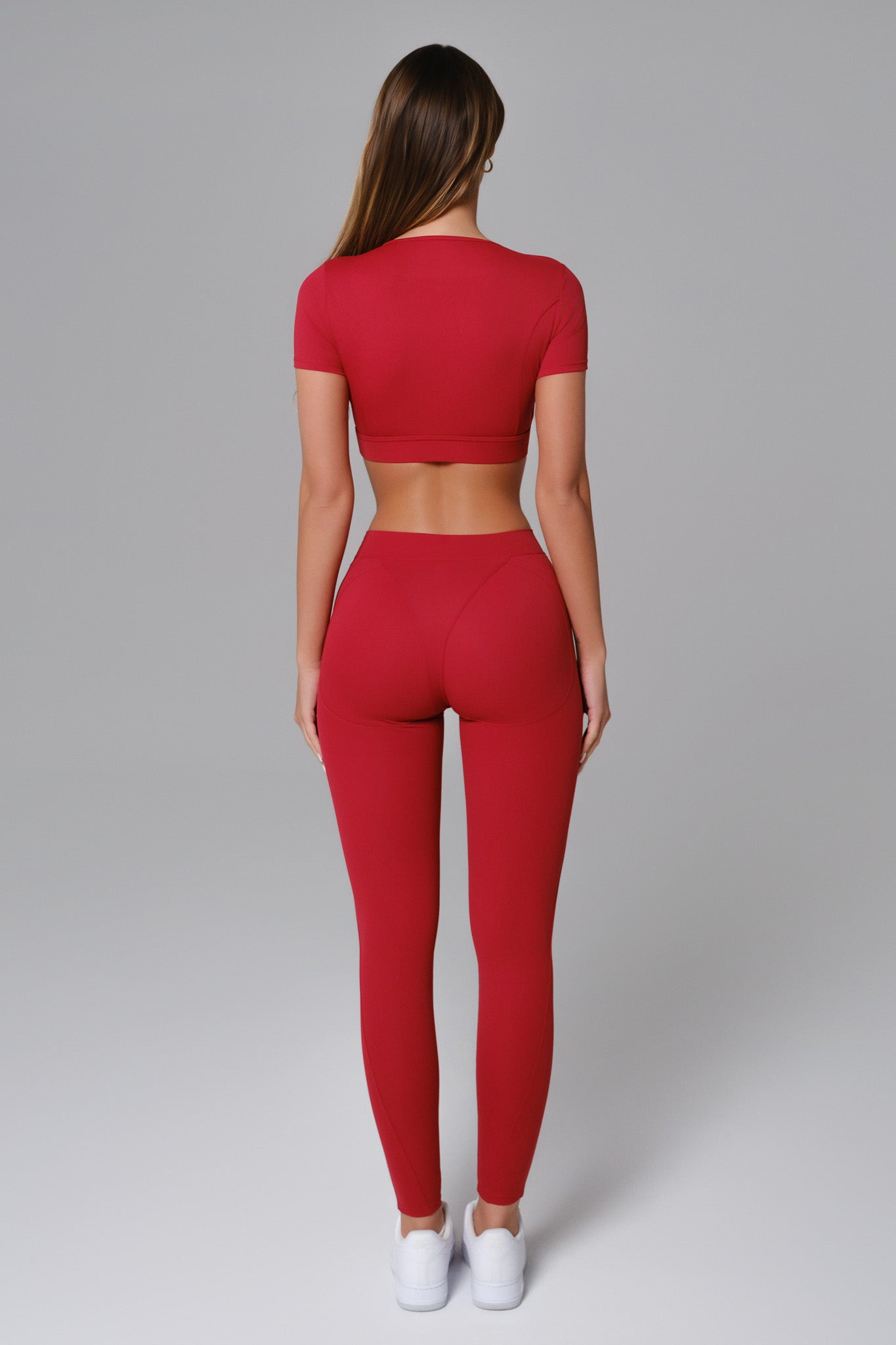 Marcella Crop Top - Ember Red - Maison and Aurora