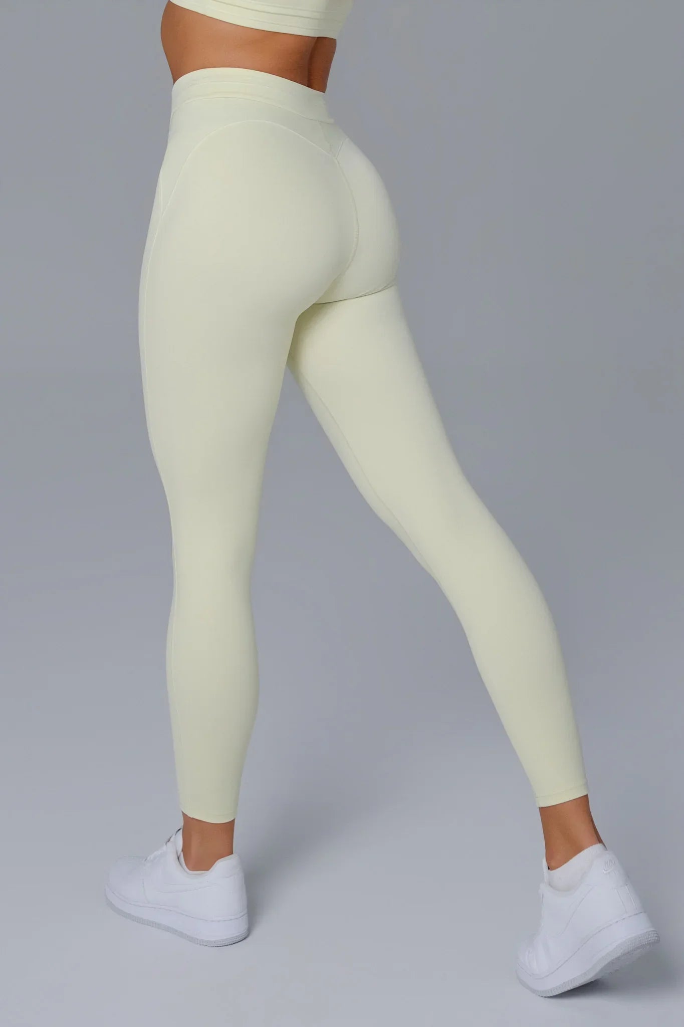 Shelly High Waist Sports Leggings - Lime - Maison and Aurora