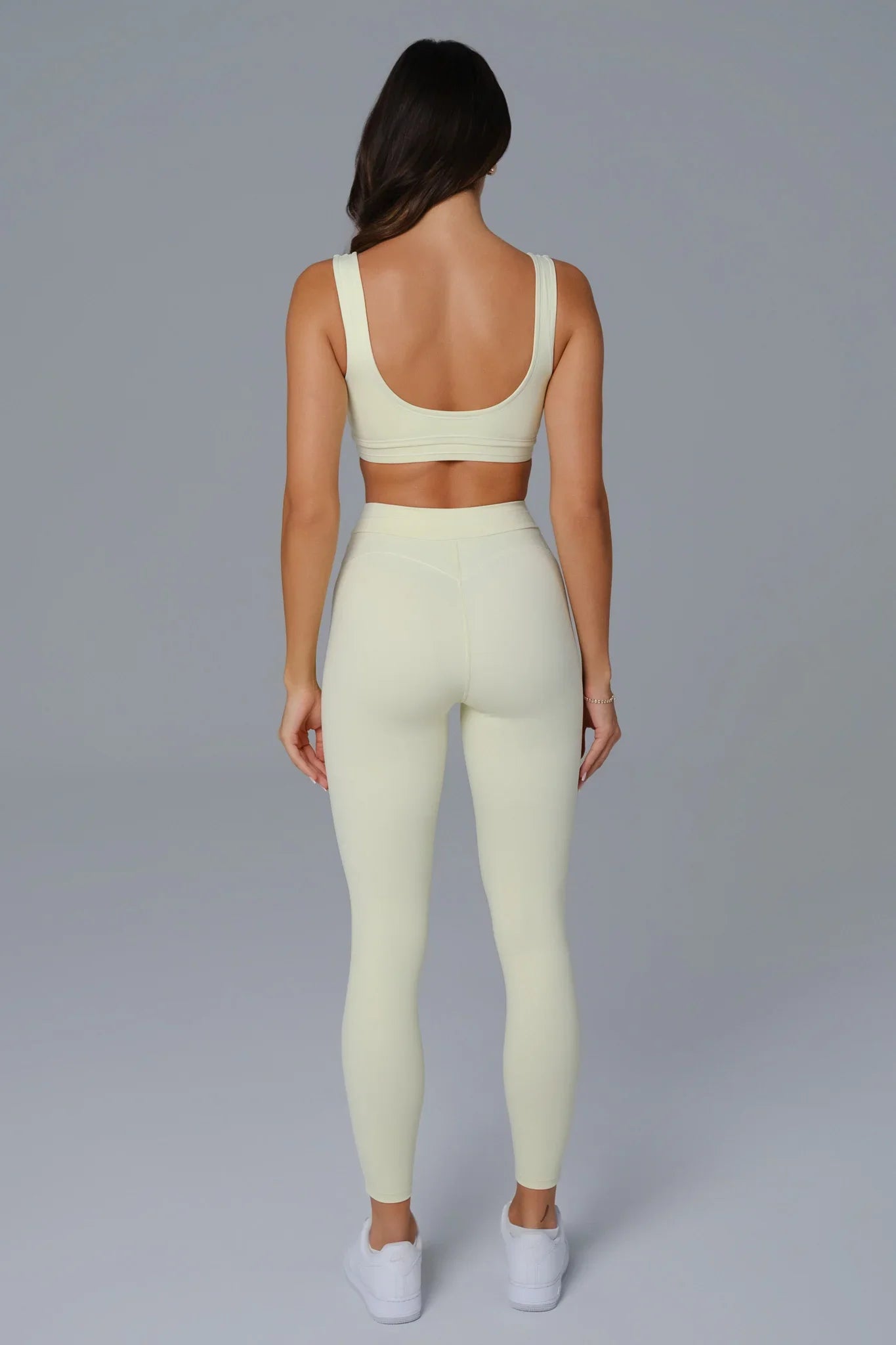 Shelly High Waist Sports Leggings - Lime - Maison and Aurora