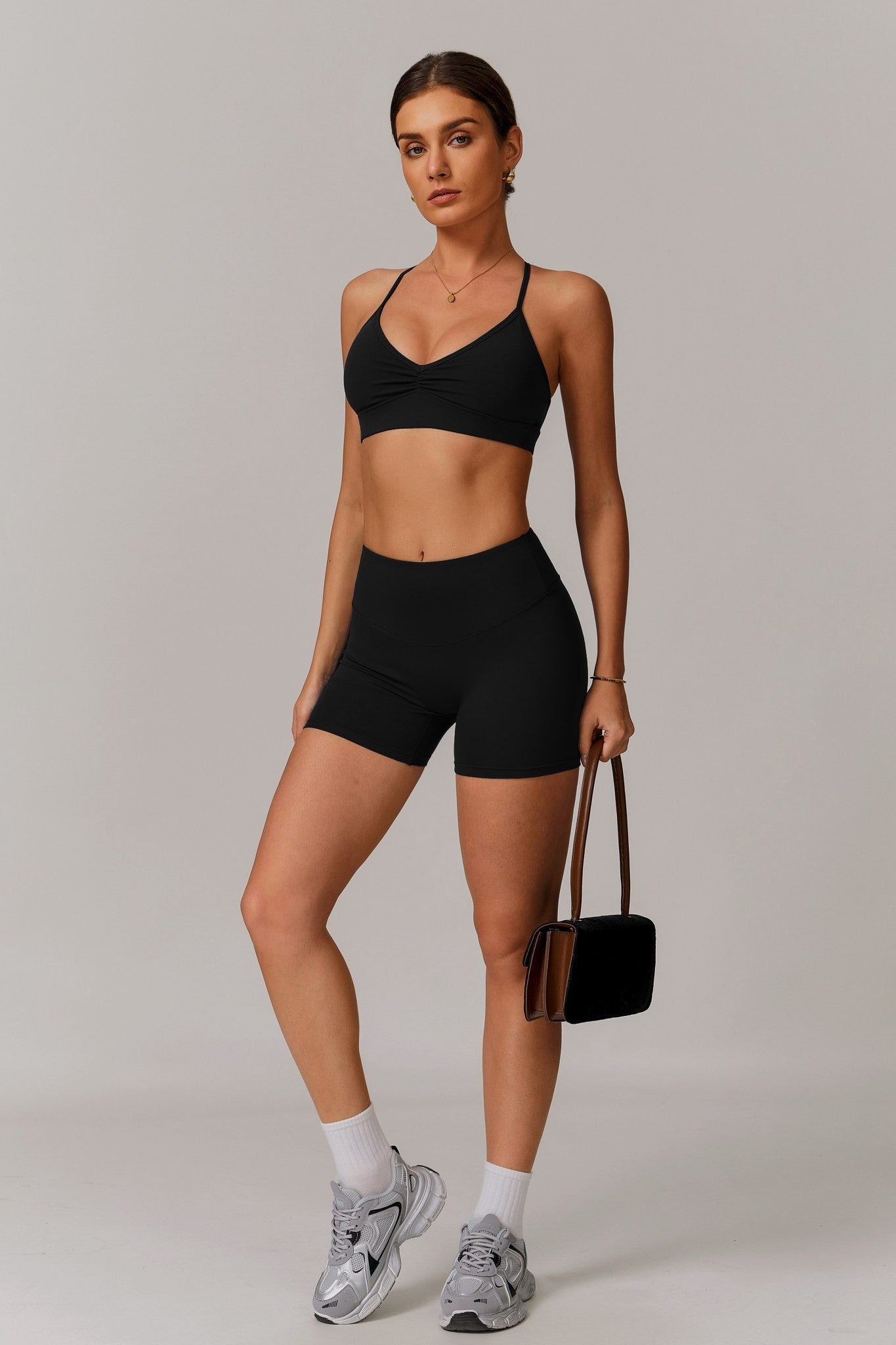 Infinity Sports Bra - Black - Maison and Aurora