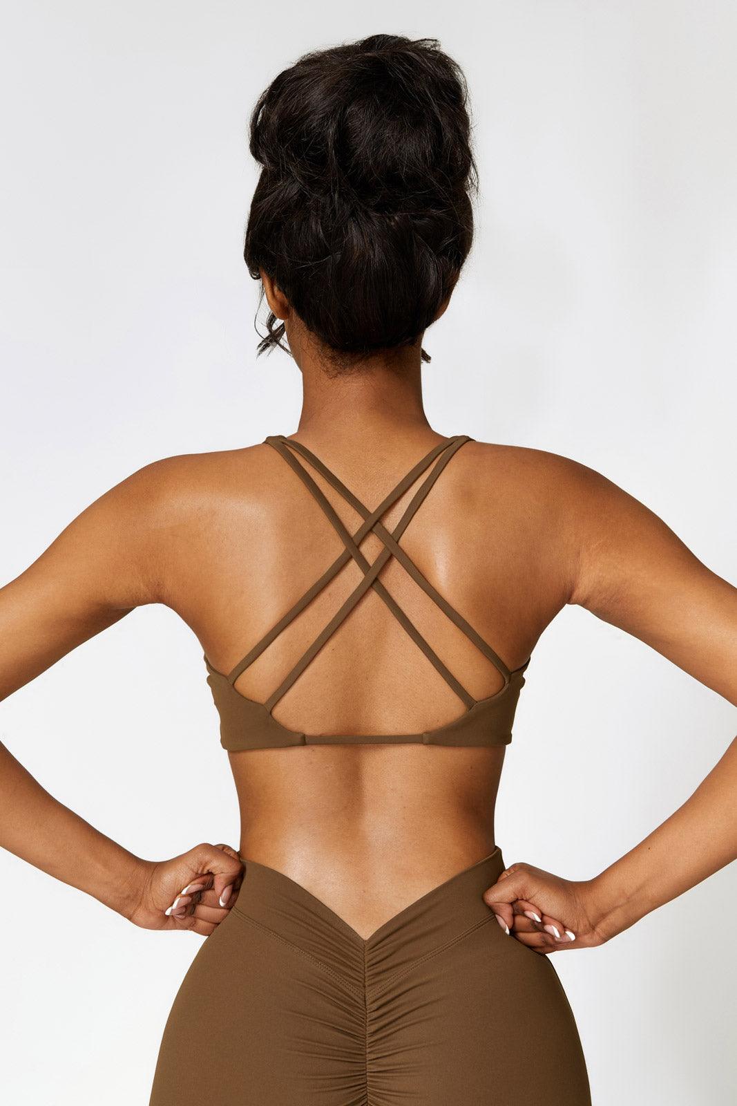 Lilah Sports Bra - Mocha (FINAL SALE)