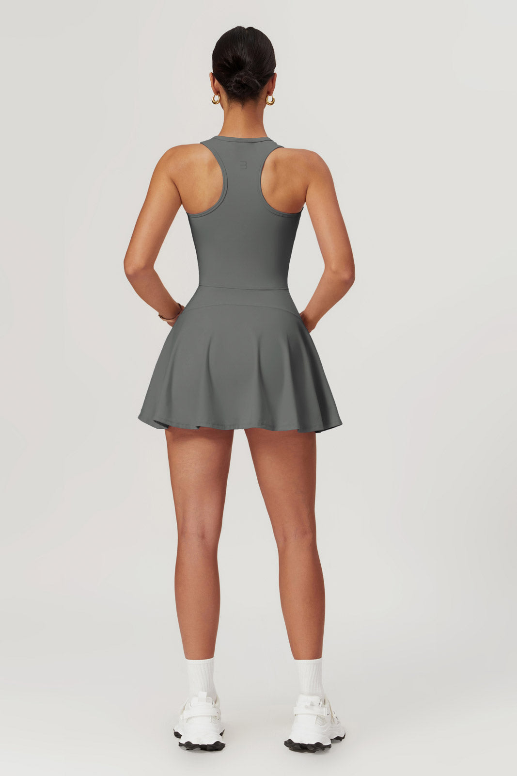 Sara Mini Dress - Aesthetic Gray - Maison and Aurora