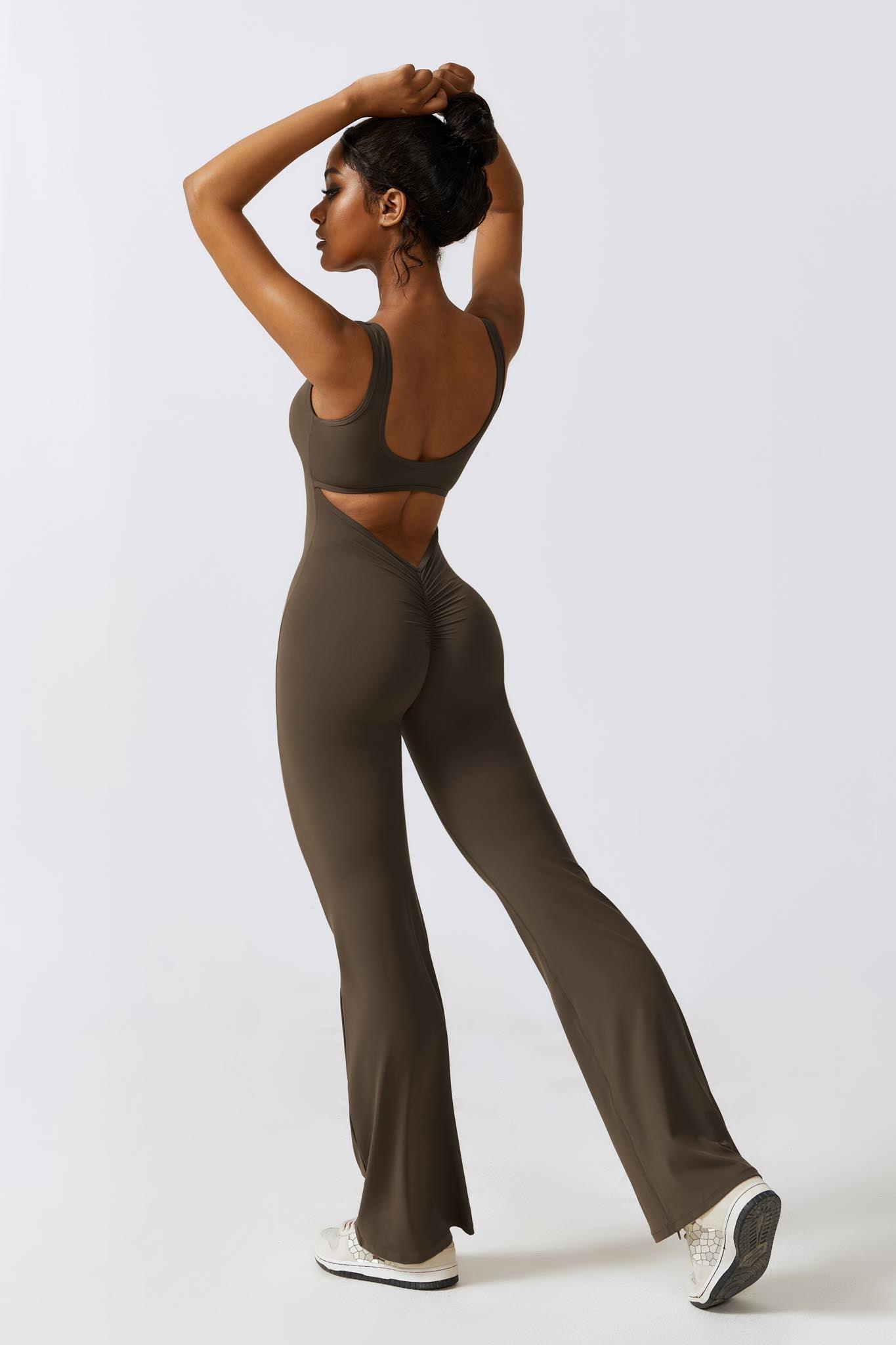 Hazel Jumpsuit - Ash Brown - Maison and Aurora