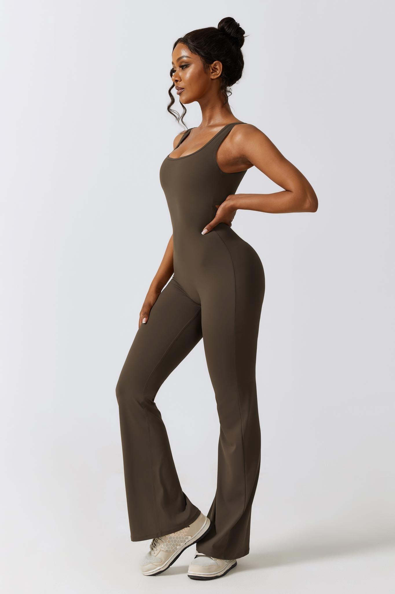 Hazel Jumpsuit - Ash Brown - Maison and Aurora
