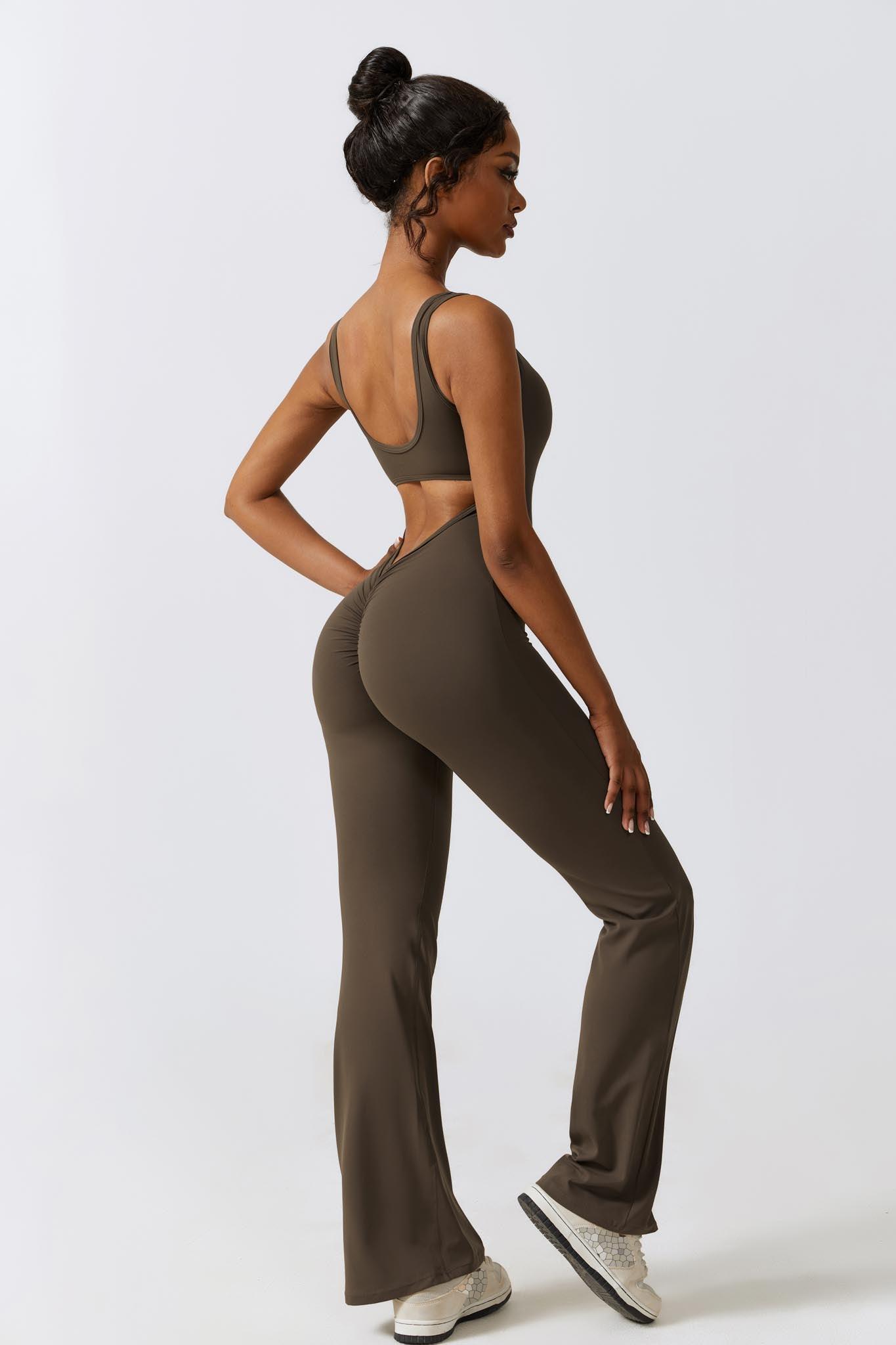 Hazel Jumpsuit - Ash Brown - Maison and Aurora