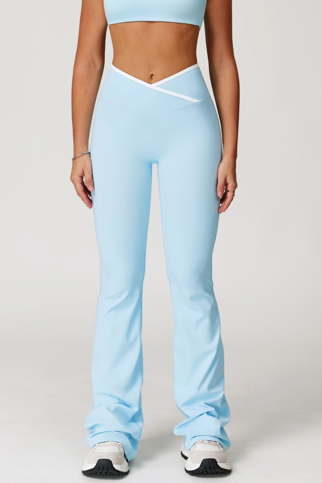 Angel Flare Leggings - Baby Blue - Maison and Aurora