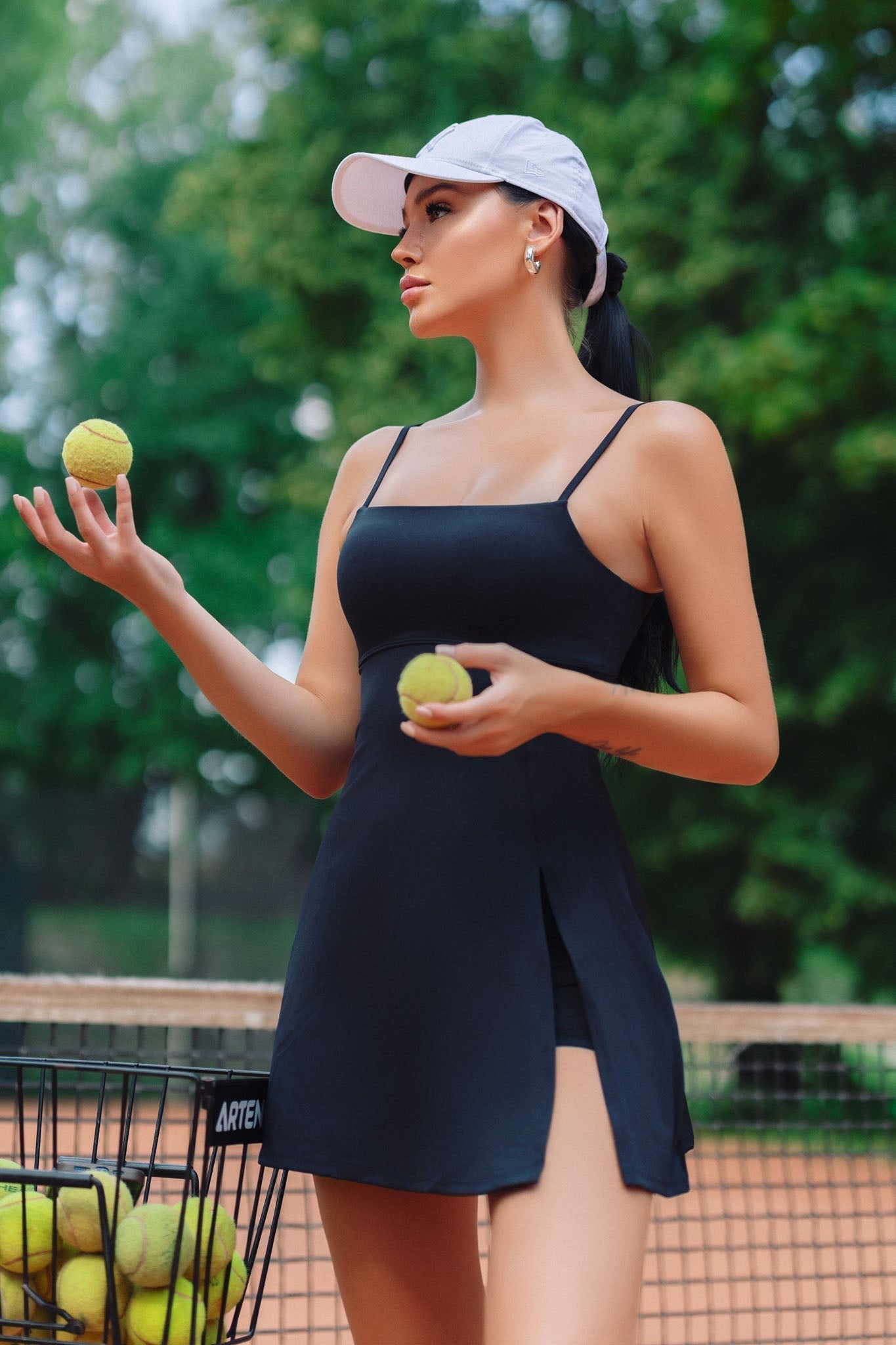 Amy Mini Dress - Black - Maison and Aurora