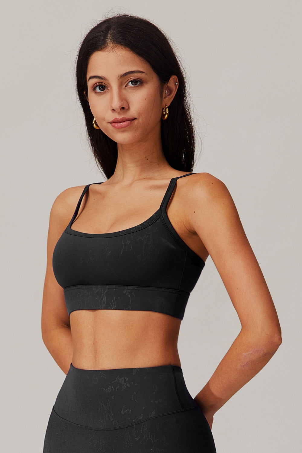 Demi Sports Bra - Black - Maison and Aurora
