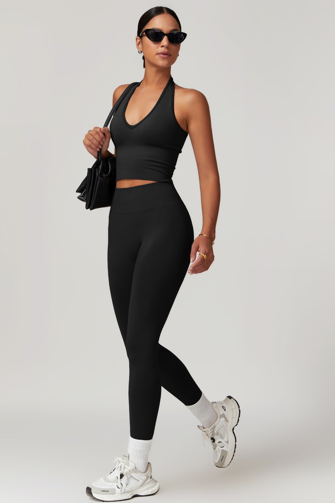 Everyday Halter Top - Black - Maison and Aurora