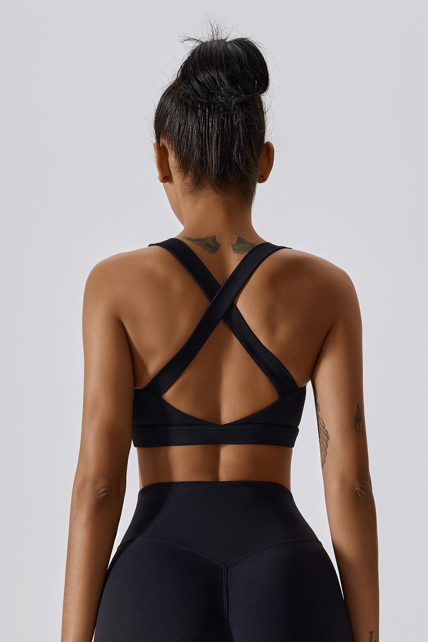 Fit Sports Bra - Black - Maison and Aurora