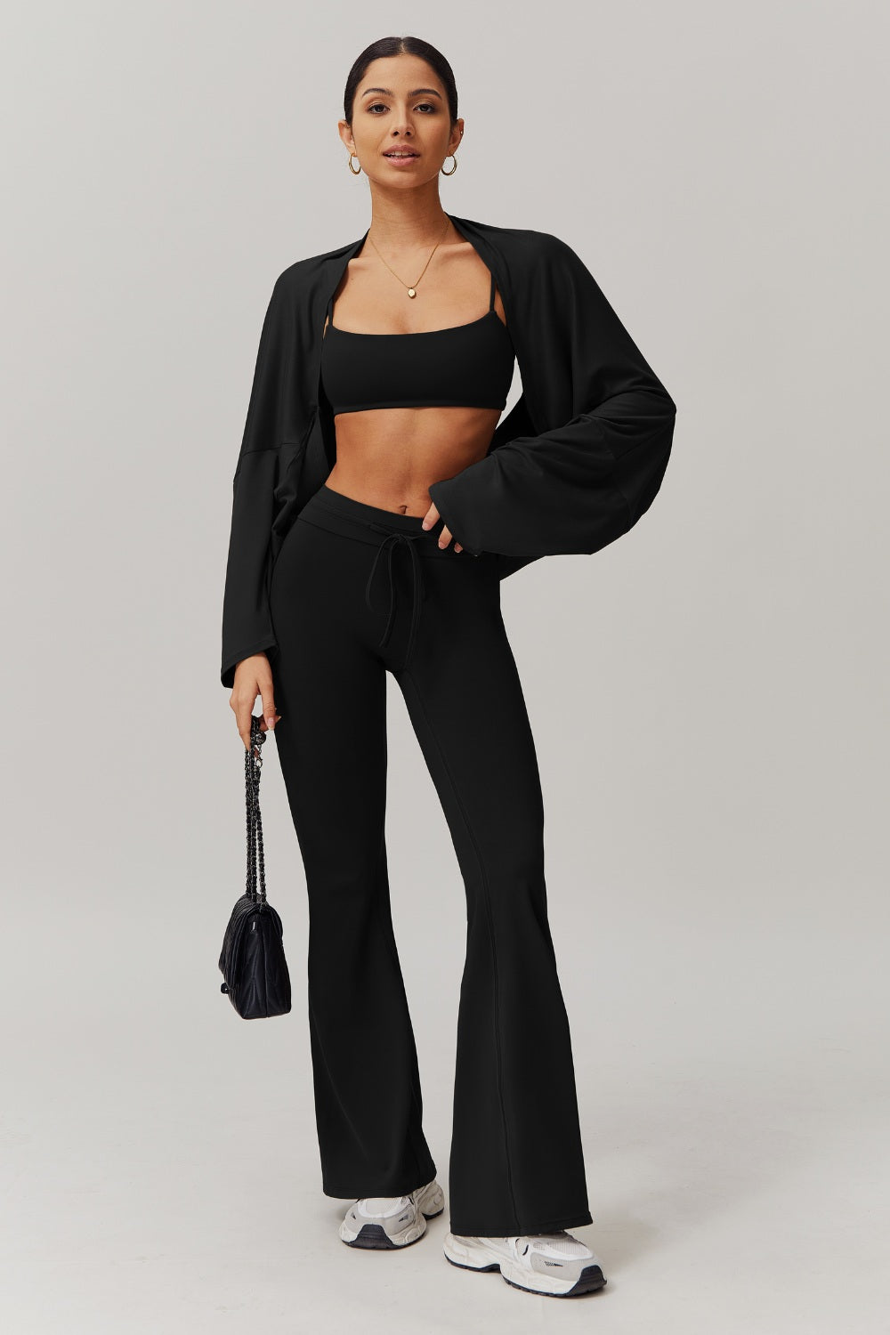 Ivy Flare Leggings - Black - Maison and Aurora