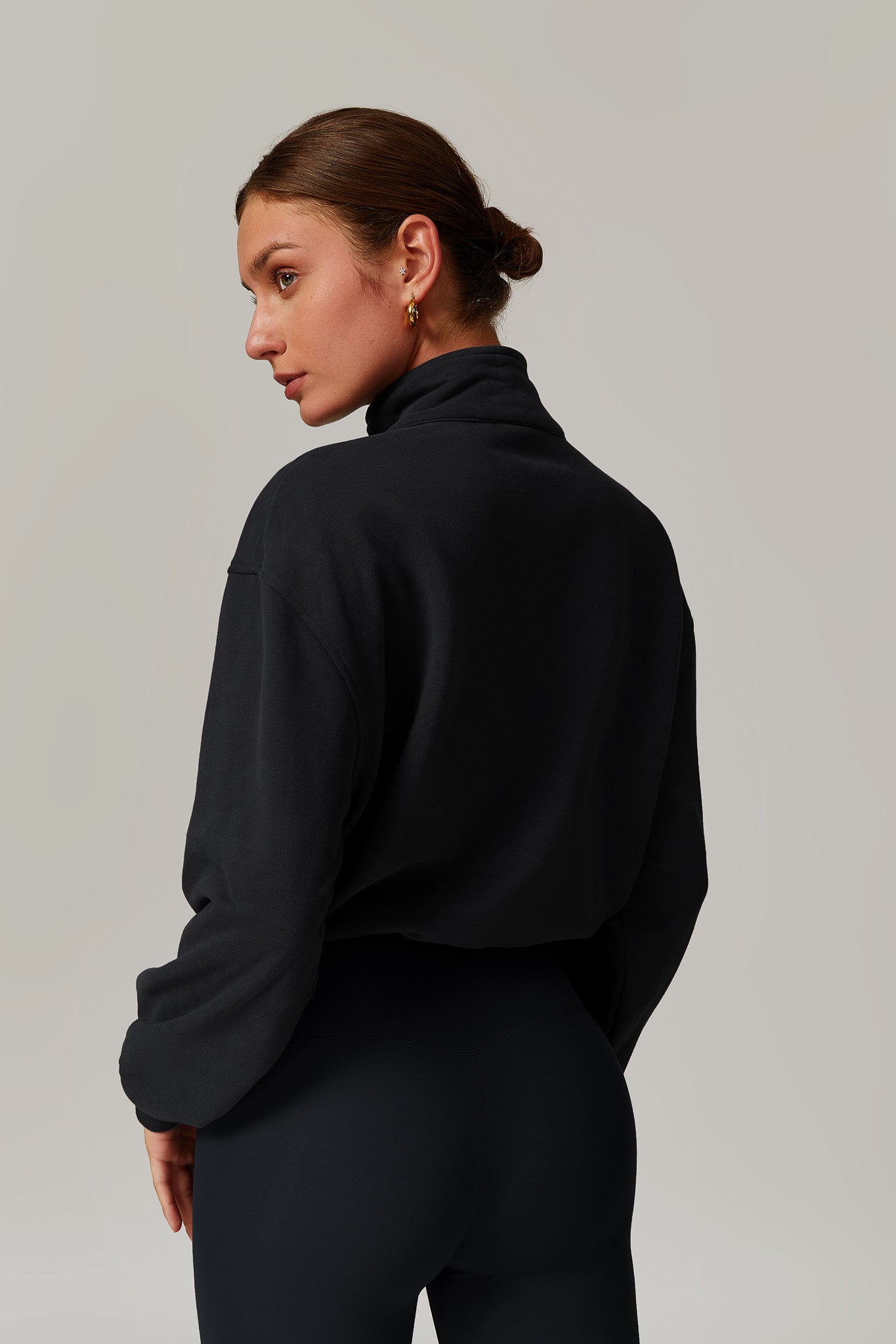 Luna Sweatshirt - Black - Maison and Aurora