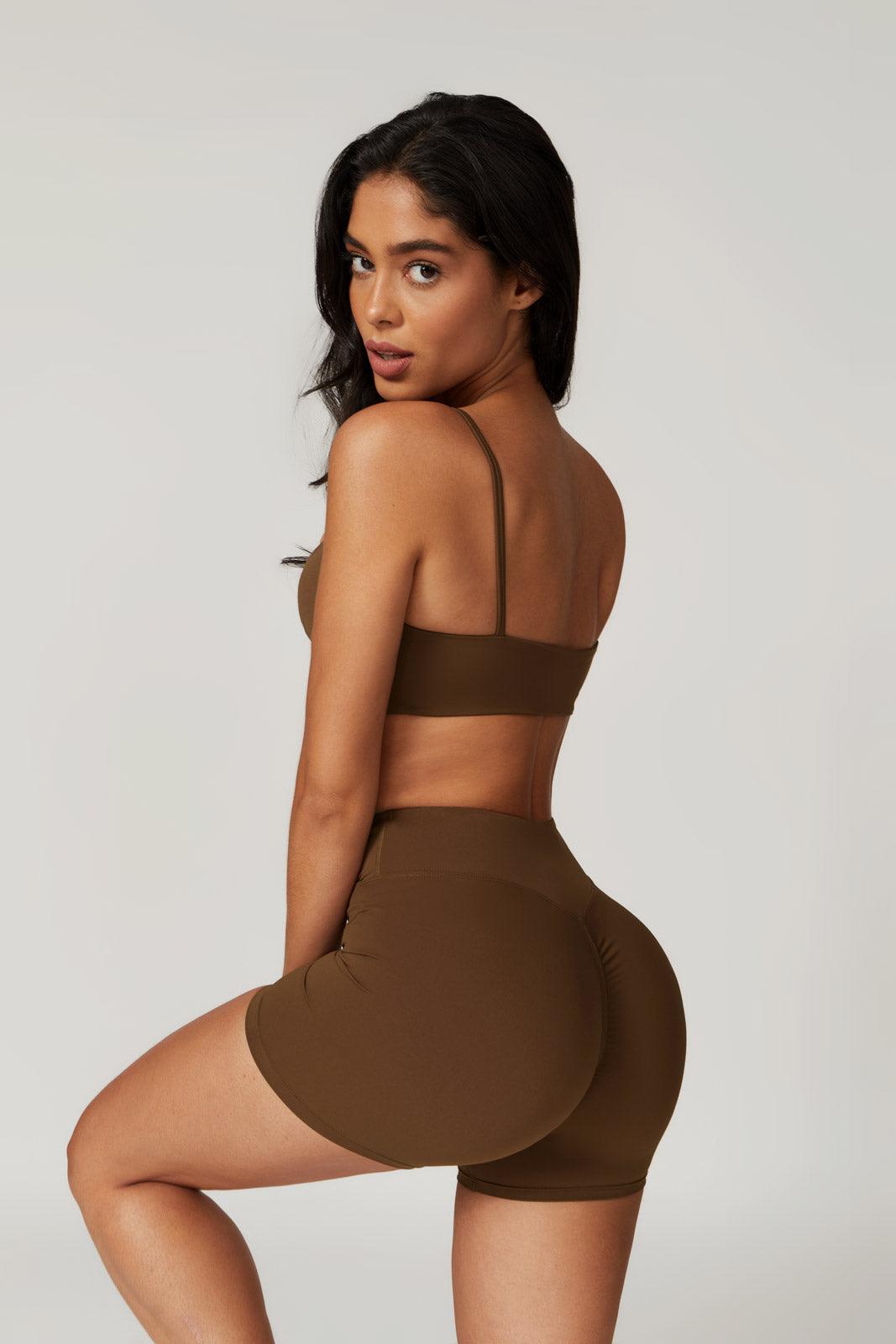 Daisy Shorts - Brown (FINAL SALE) - Maison and Aurora