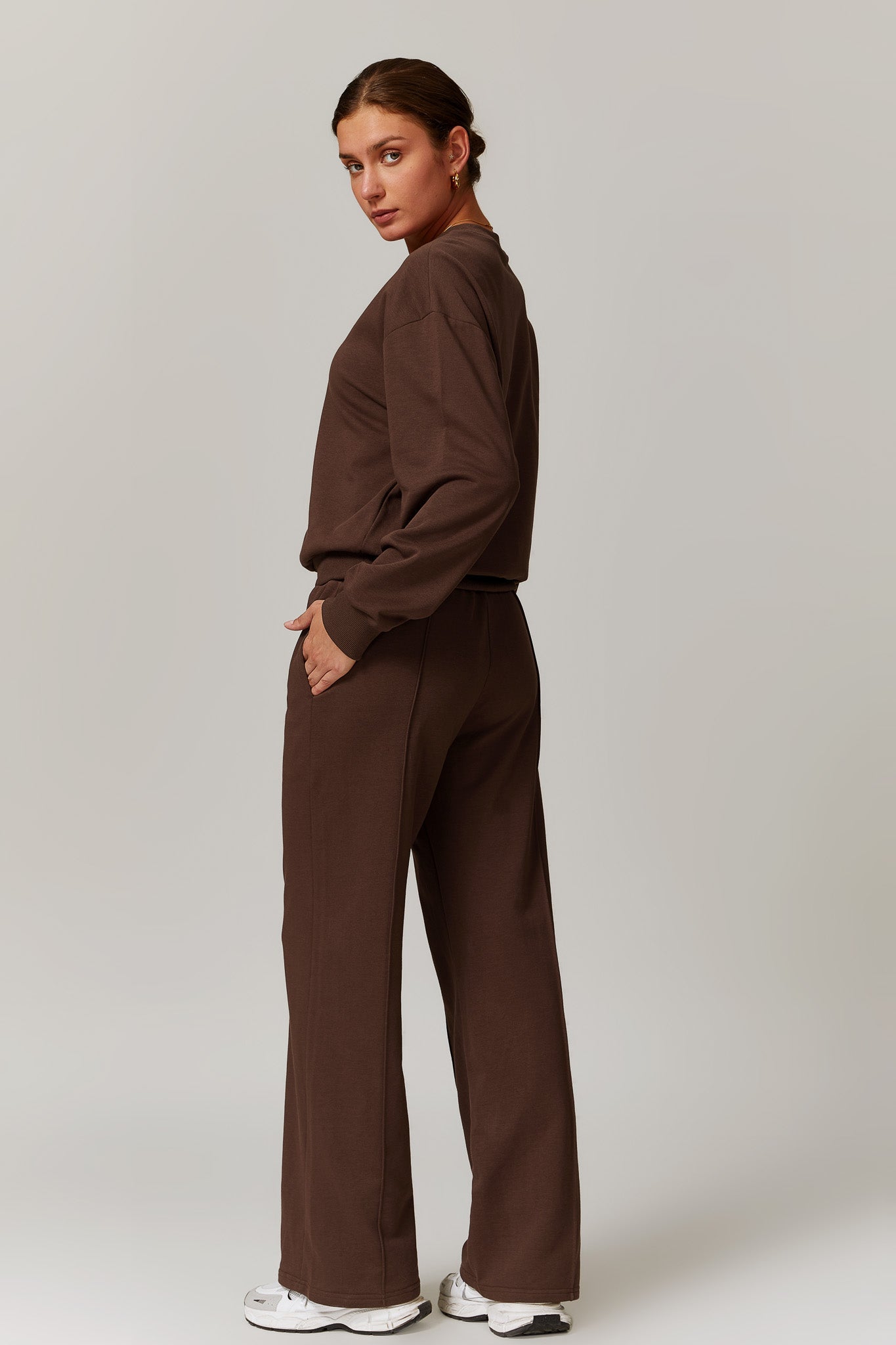 Amber Sweatpants - Brown - Maison and Aurora