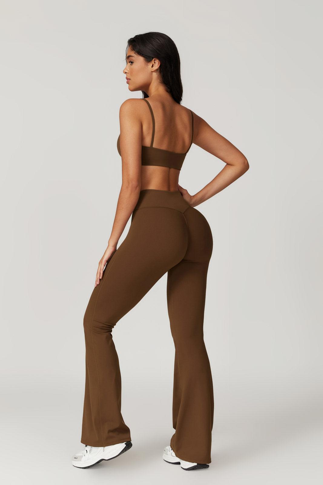 Daisy Sports Bra - Brown (FINAL SALE) - Maison and Aurora